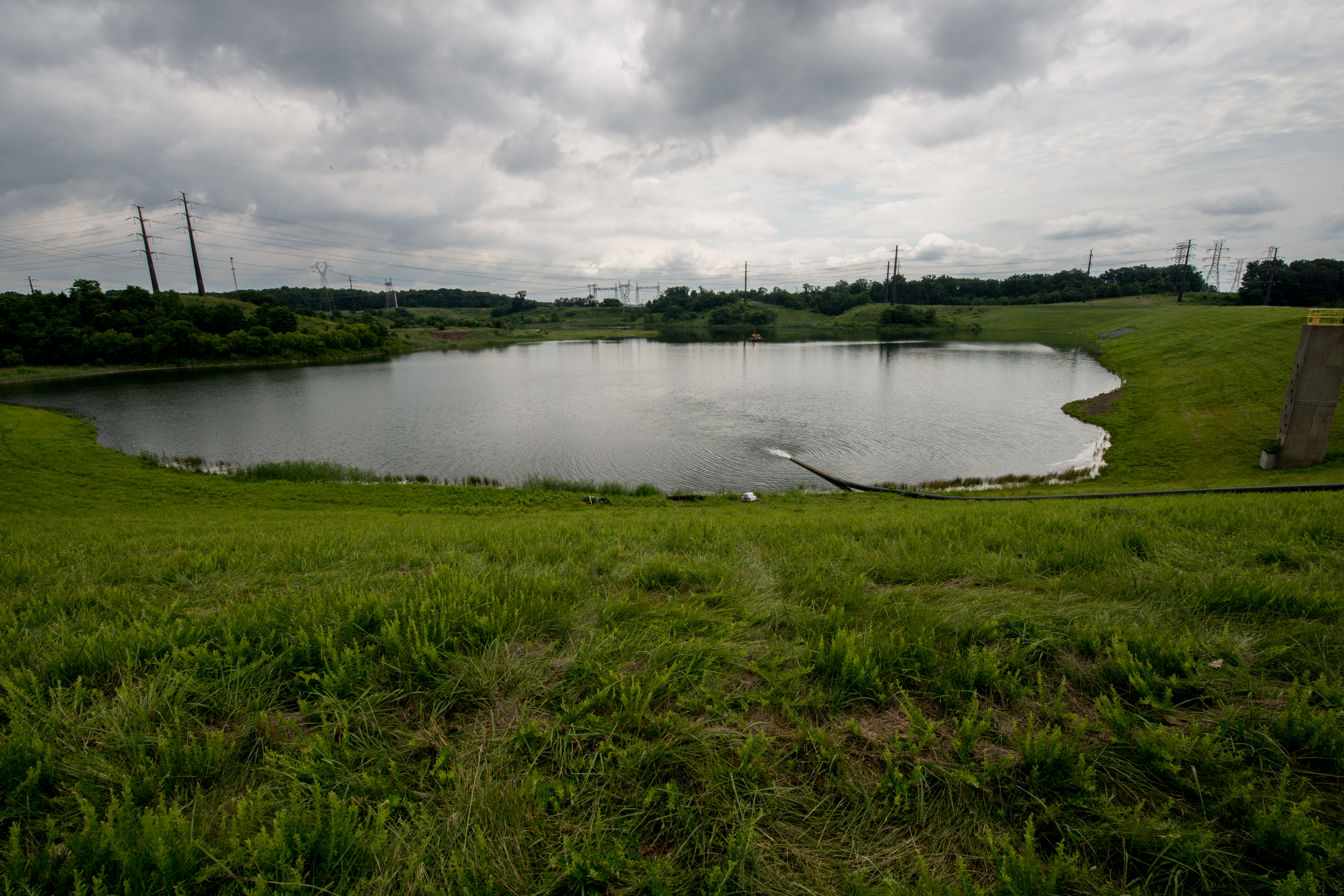 Coal ash pond. CREDIT: Kate Patterson for The Washington Post via Getty Images