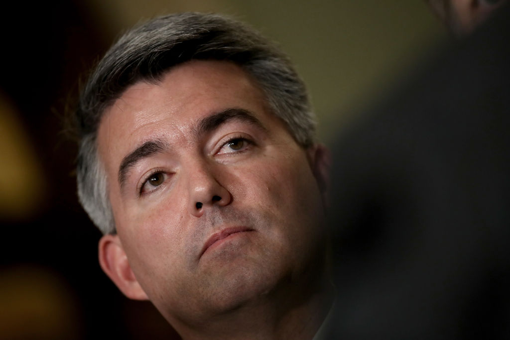 Sen. Cory Gardner (R-CO) in January 2018.