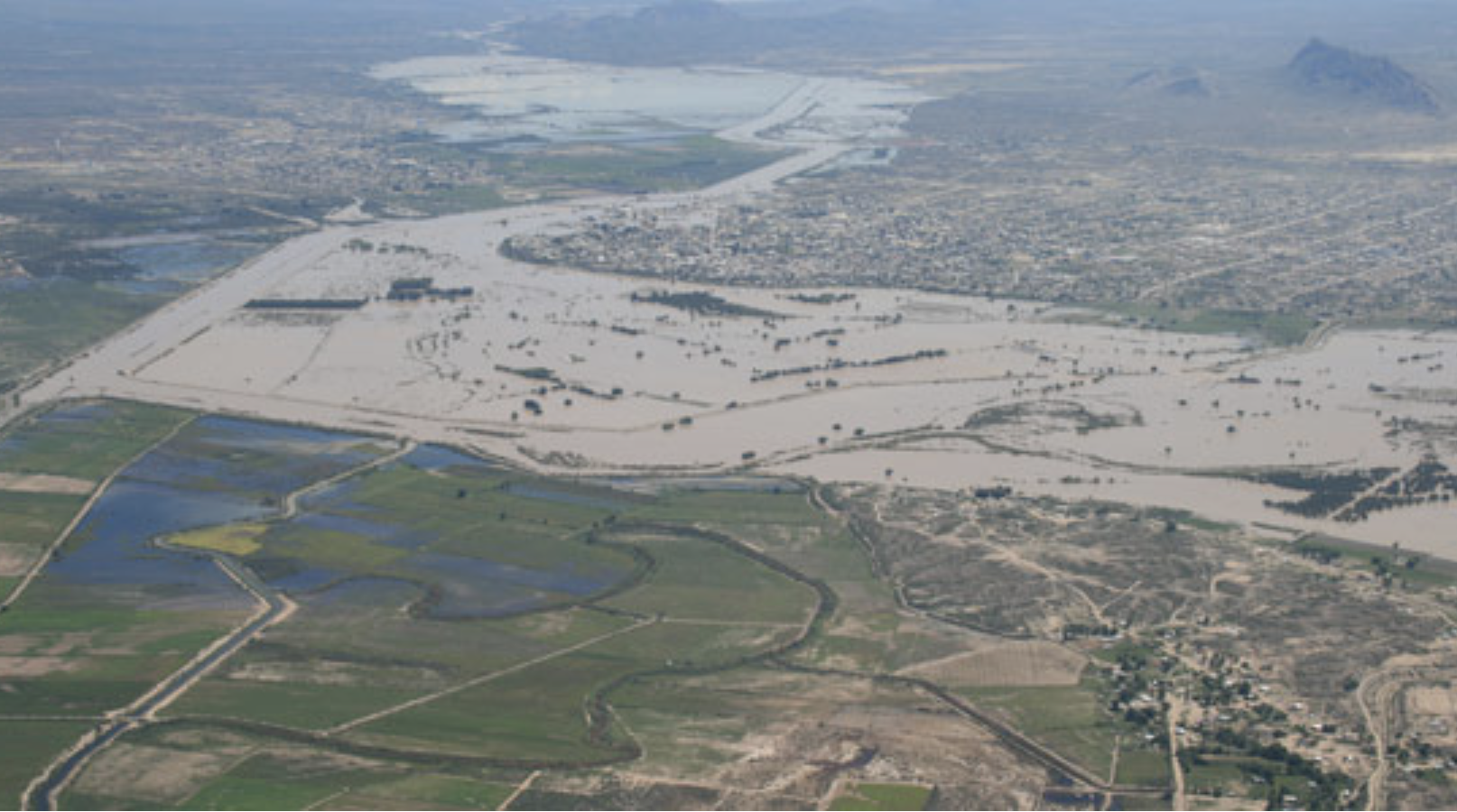 The 2008 Rio Grande Flood, near Presidio TX. CREDIT: National Park Service.