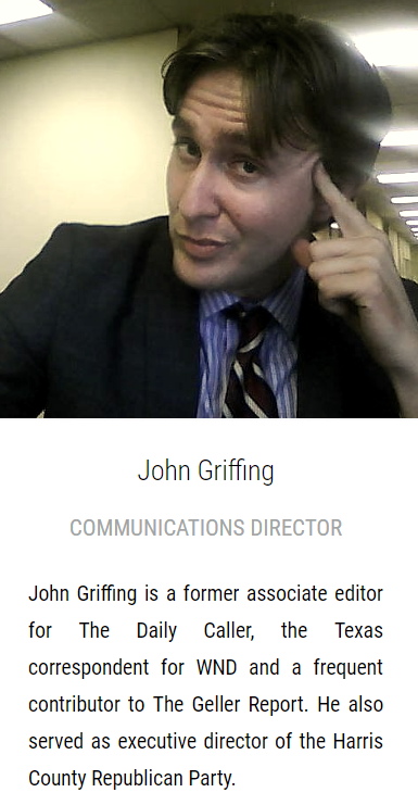 Former Daily Caller editor John Griffing has a new project: Texas independence.