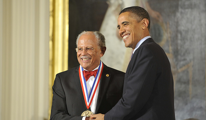 President Obama awards Warren Washington the National Medal of Science. CREDIT: National Center for Atmospheric Research