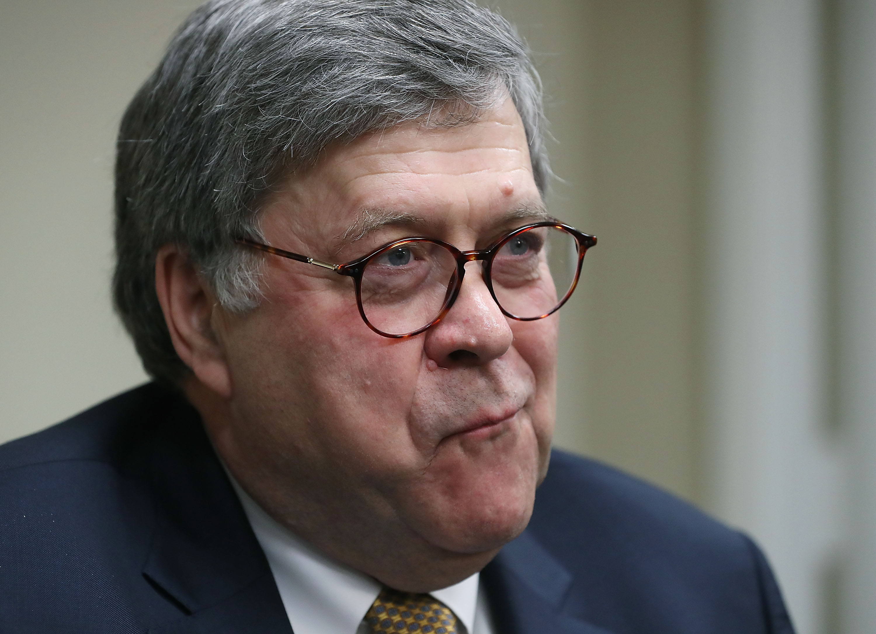 William Barr was confirmed by the Senate as attorney general Thursday, 27 years after he helped ensure Elliott Abrams was pardoned for his Iran-Contra crimes. CREDIT: Mark Wilson/Getty Images