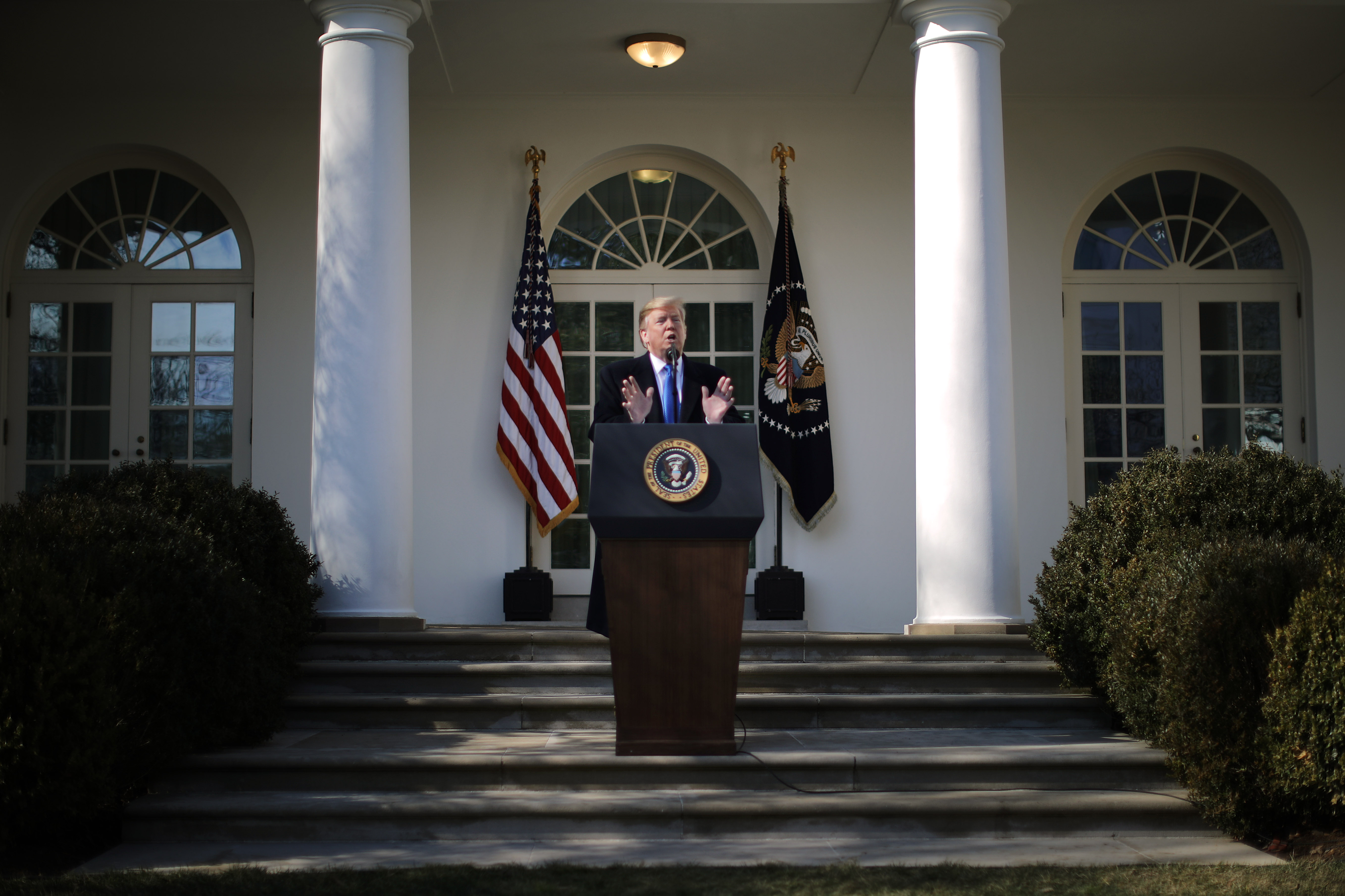 Rep. Adam Schiff (D-CA) explained by Trump's decision to declare a state of emergency is unconstitutional Sunday. CREDIT: Chip Somodevilla/Getty Images