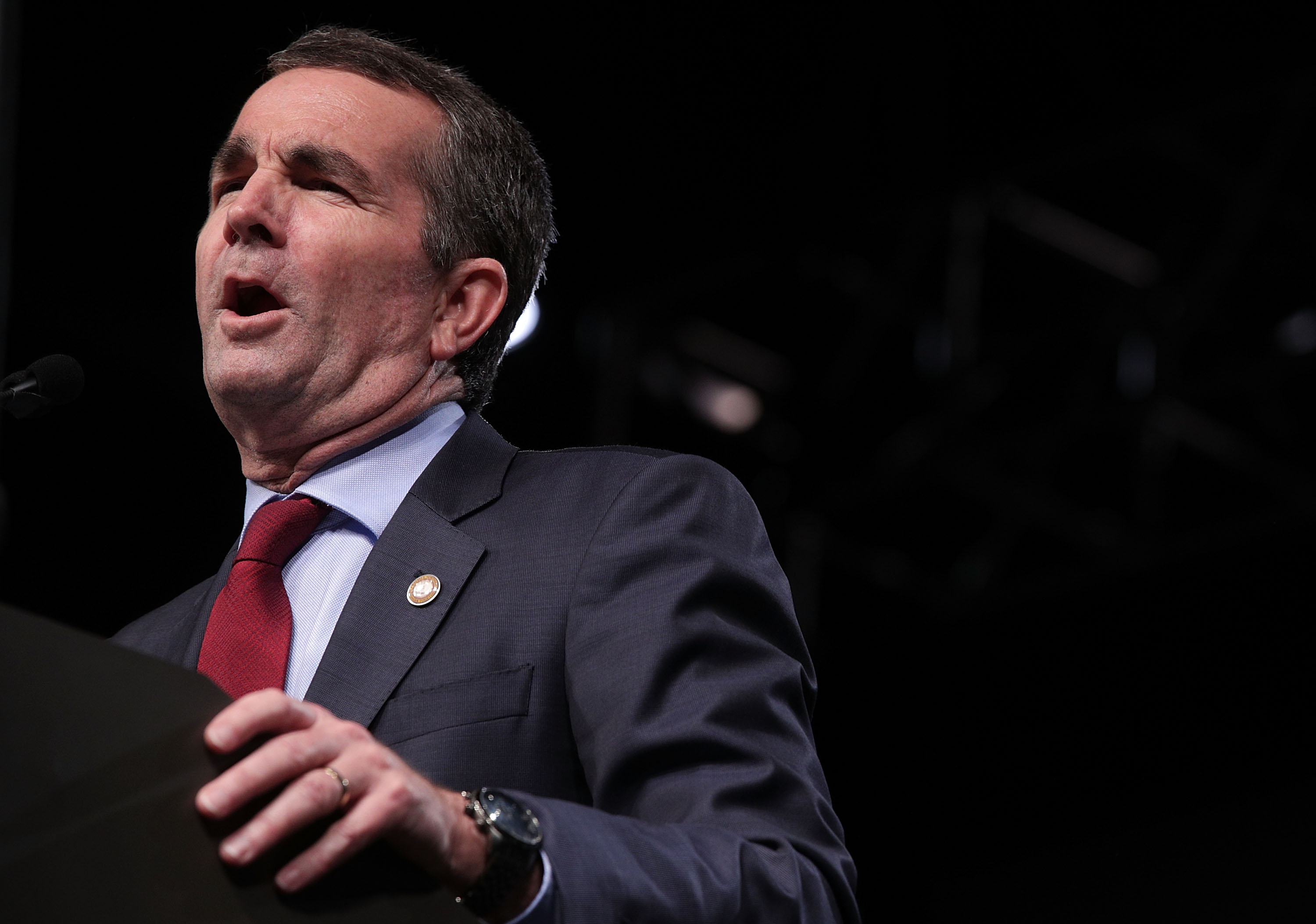 VA Gov. Ralph Northam (D) announced Tuesday he had restored voting rights to more than 10,000 Virginians with felony convictions. CREDIT: Alex Wong/Getty Images