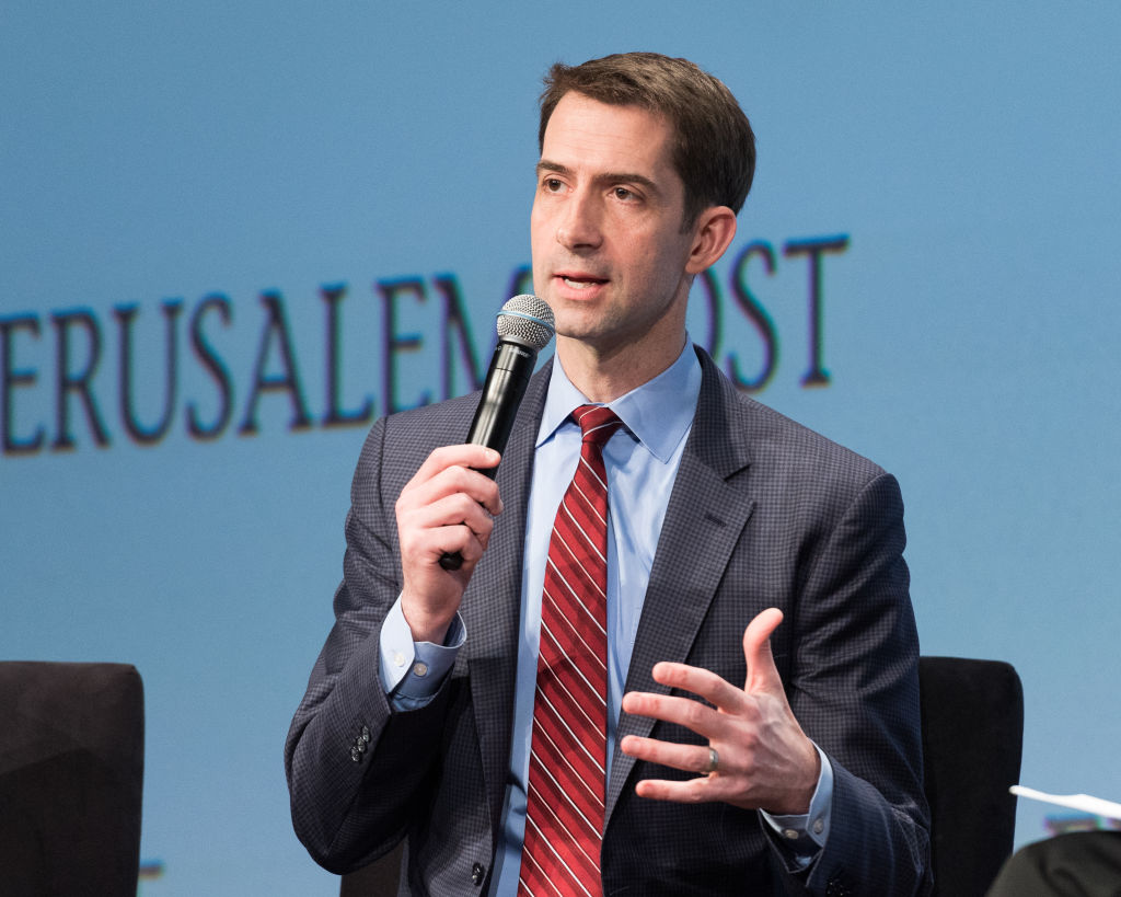 Sen. Tom Cotton (R-AR) suggested to the 2017 Jerusalem Post Annual Conference in New York City that Jews around the world helped spy for Israel