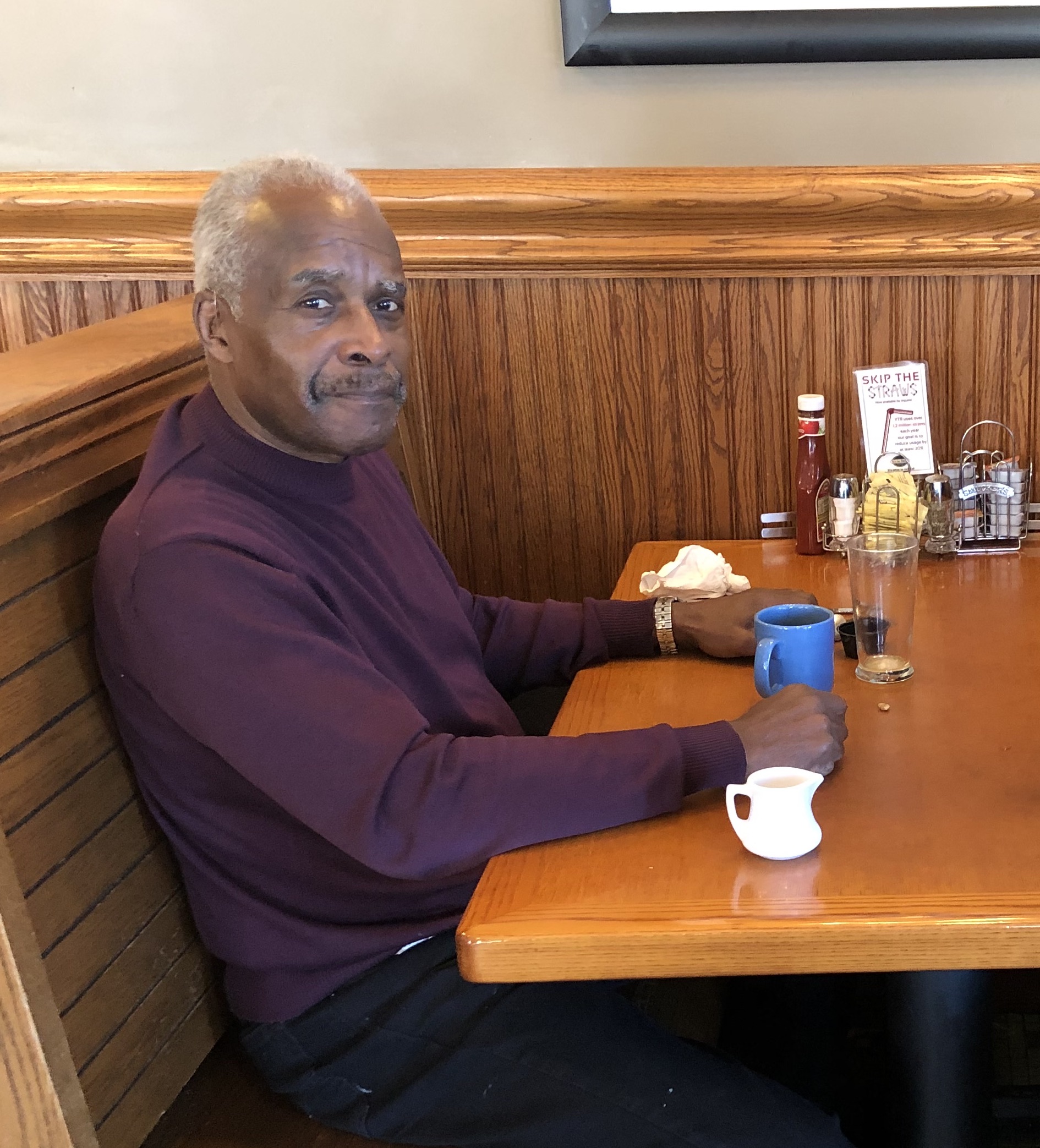 Everett Prewitt of Cleveland, Ohio, is certain about voting for a Democrat in 2020, but less secure in his choice of a candidate. (Think Progress photo by Sam Fulwood III_