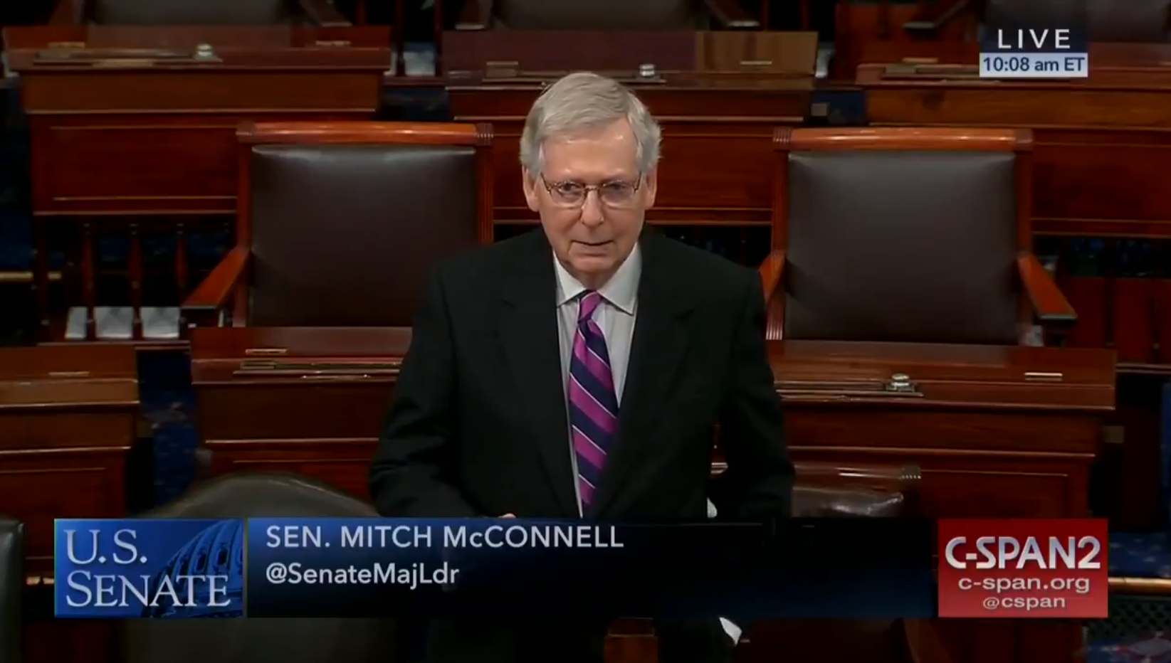 Senate Majority Leader Mitch McConnell (R-KY) conflated North Carolina election fraud with voter fraud on Tuesday.