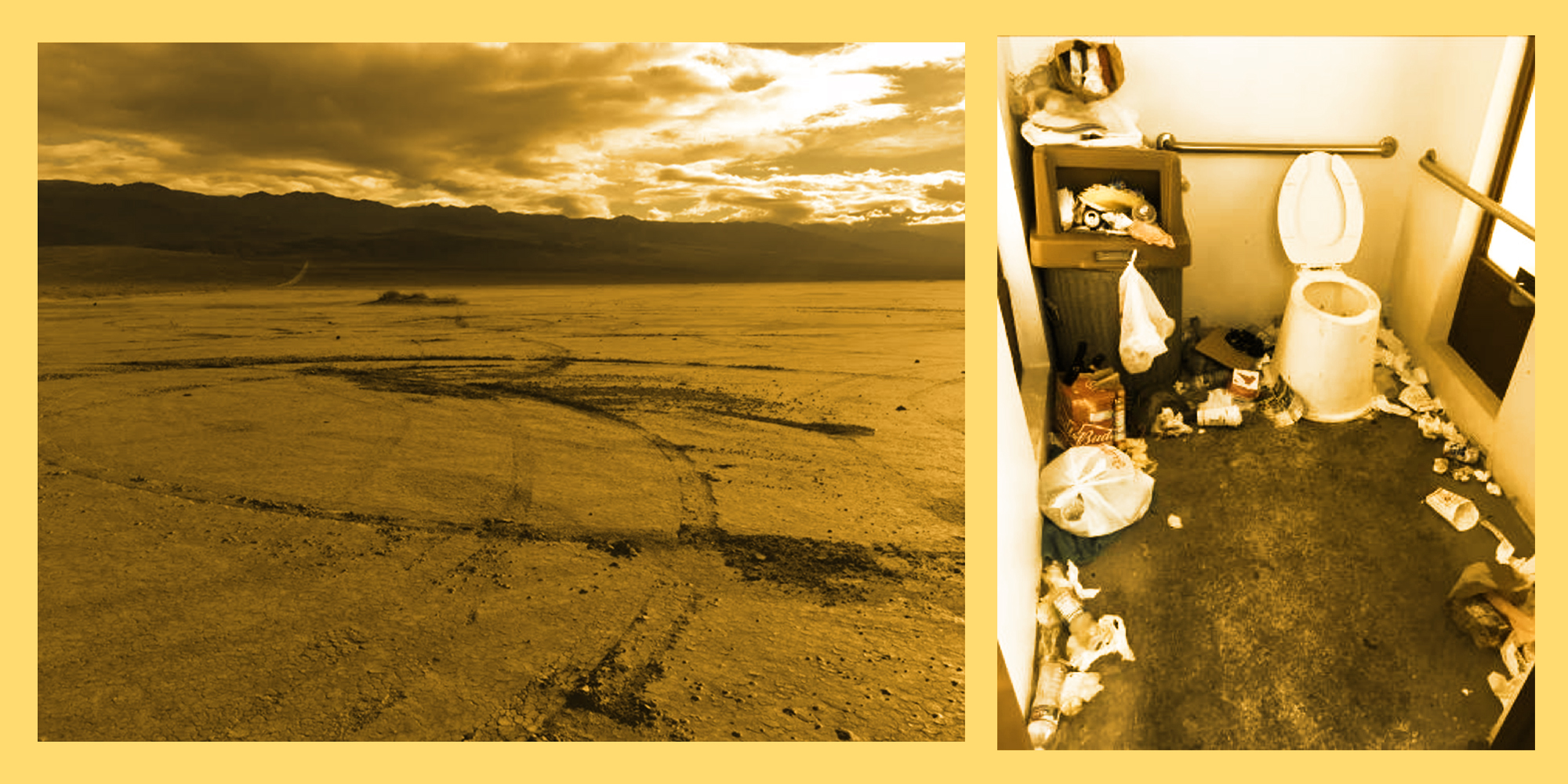 Death Valley National Park saw multiple instances of off-road driving. (Credit: DIANA OFOSU)