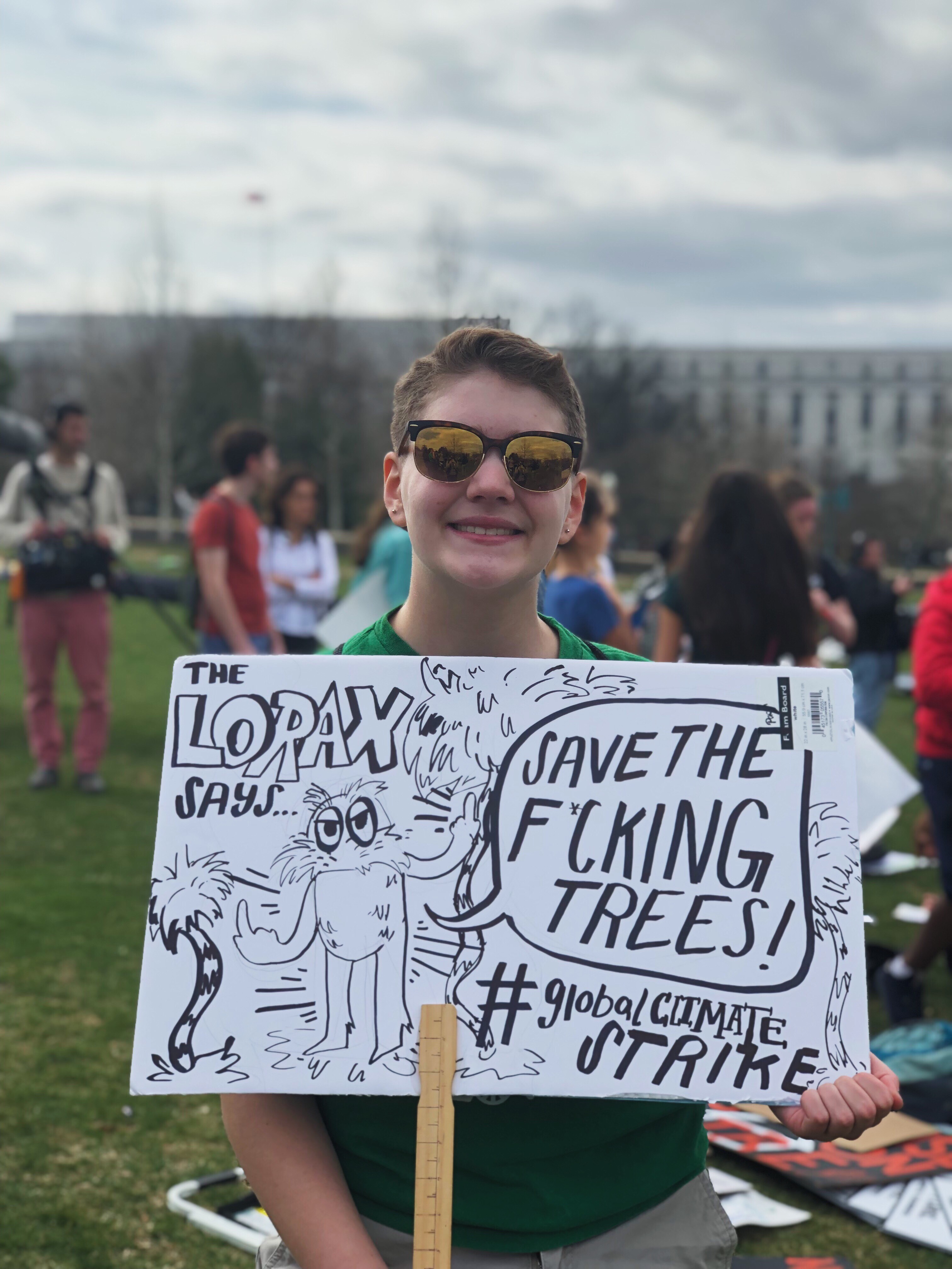 Maya Hofstetter, 15, said she felt "inspired" by the rally. CREDIT: E.A. Crunden