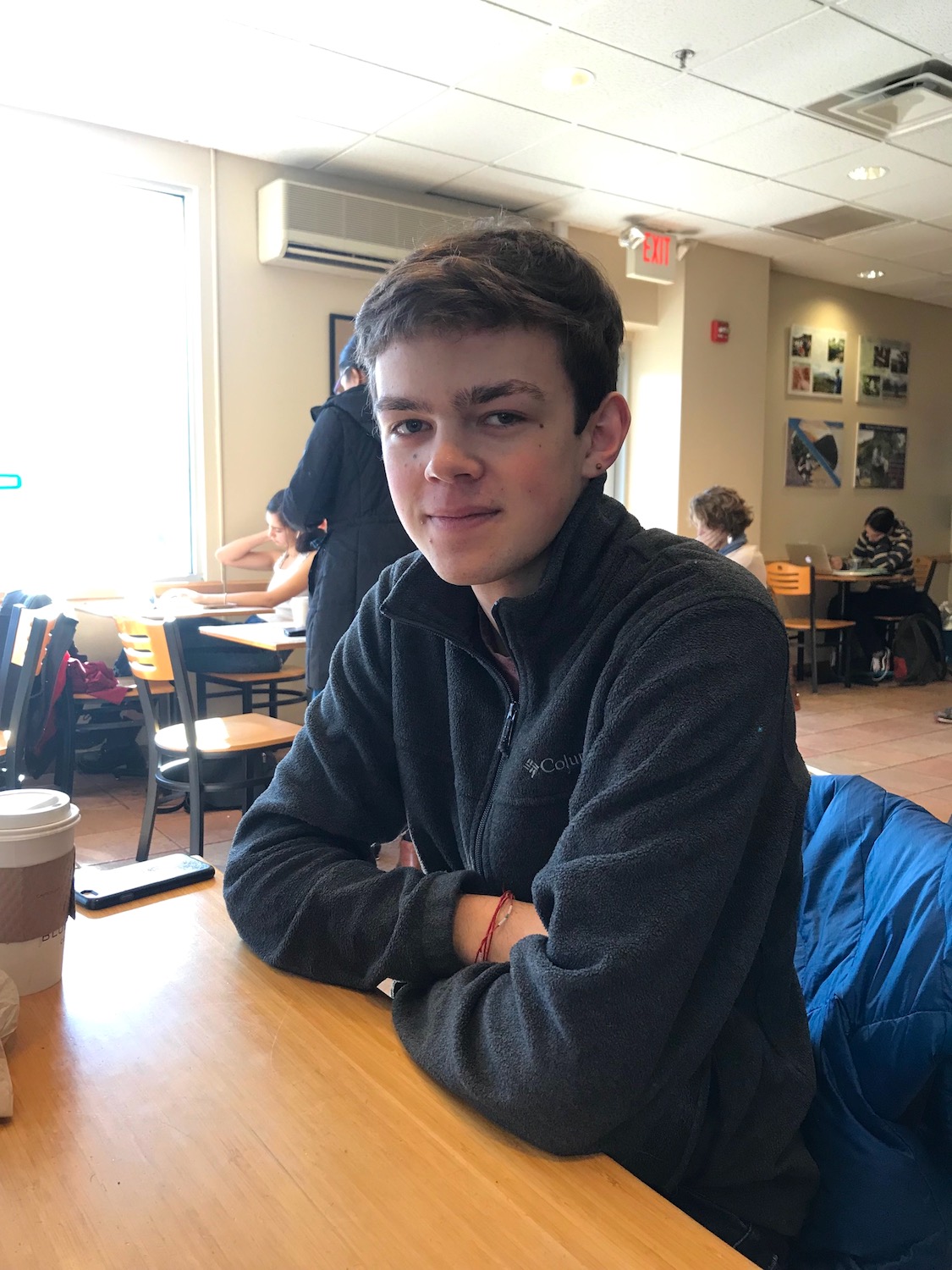 Galen attends discussion groups when he has time. CREDIT: Casey Quinlan