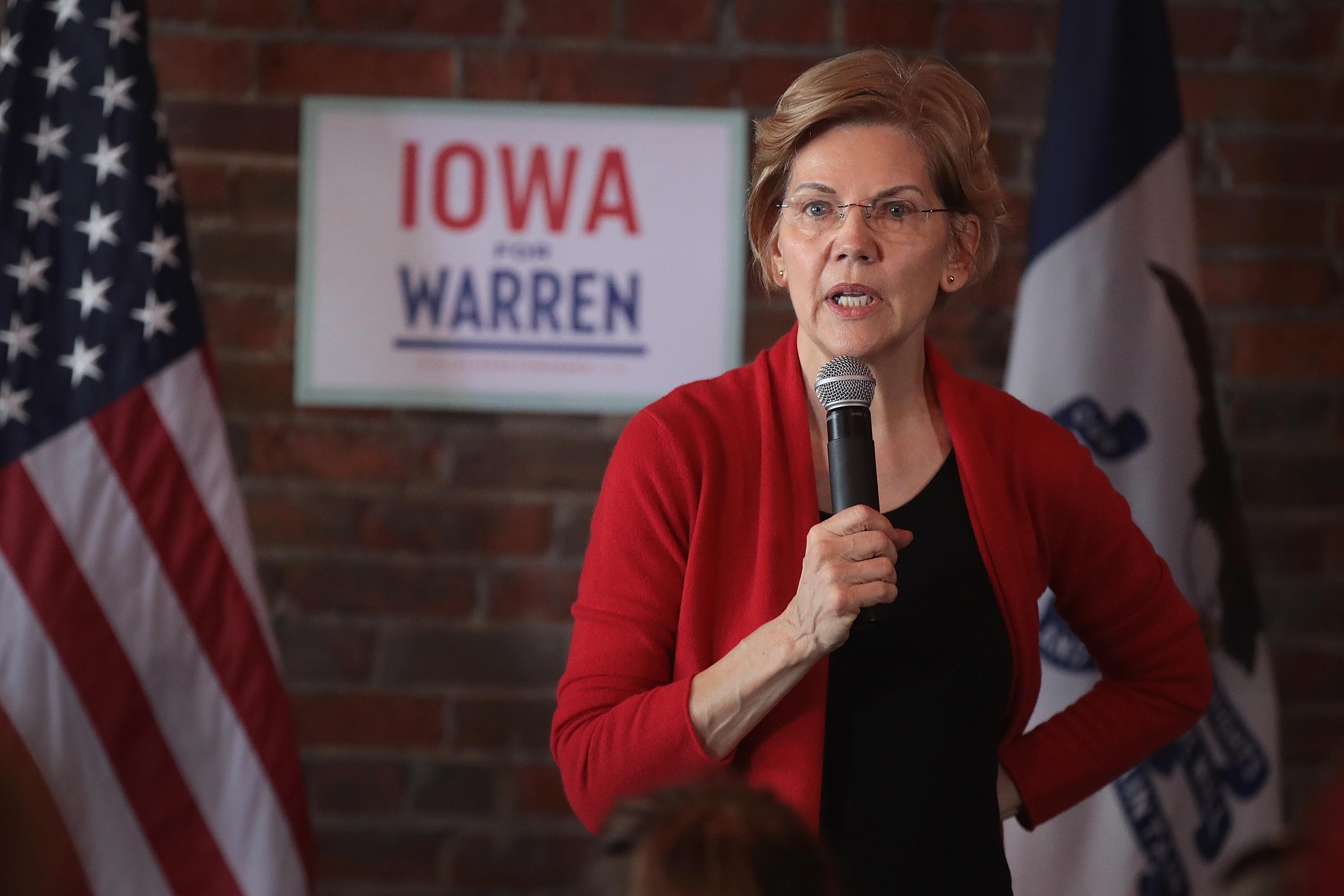 Sen. Elizabeth Warren (D-MA) released a proposal to take on corporate agribusiness Wednesday. CREDIT: by Scott Olson/Getty Images