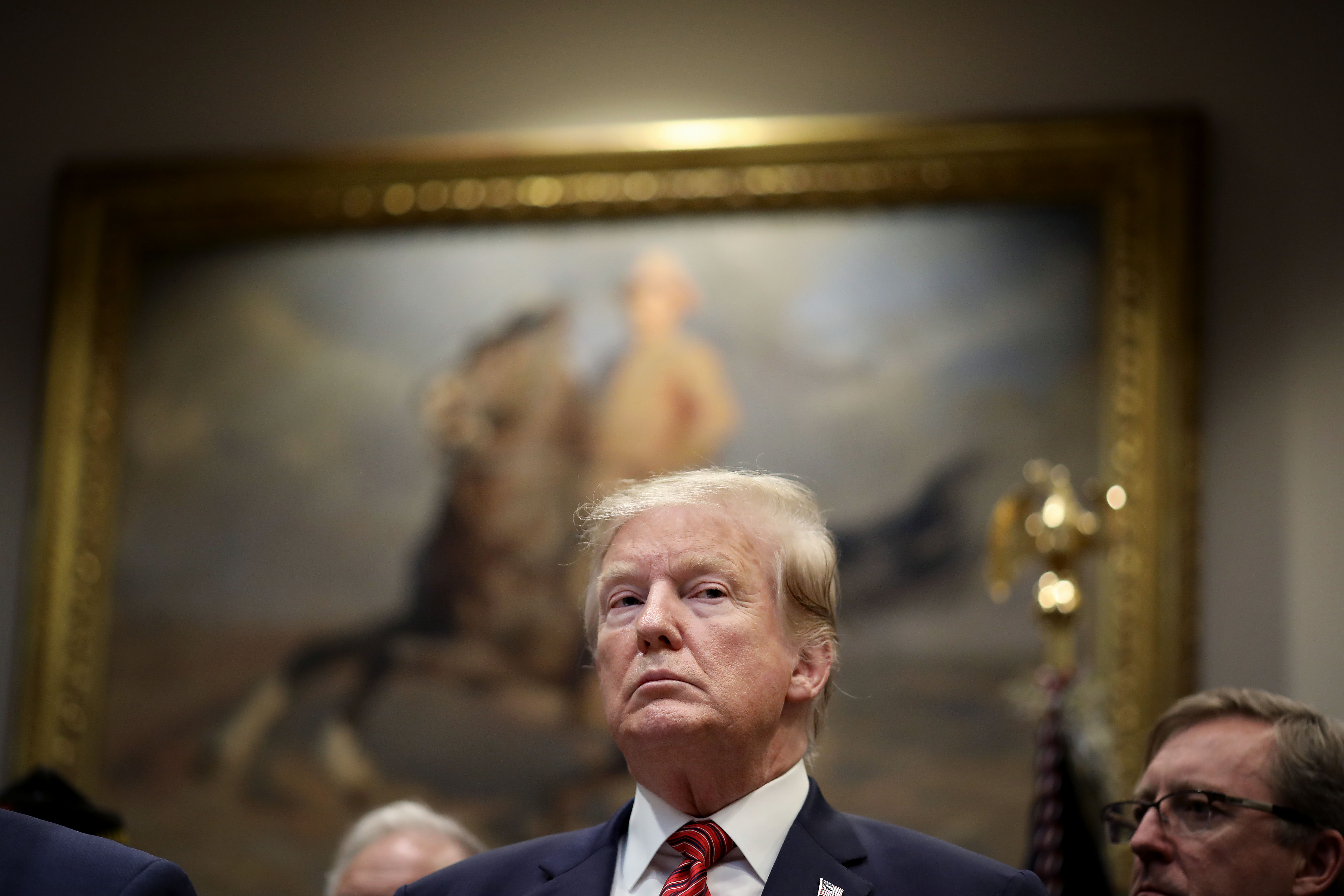 U.S. President Donald Trump attends a signing ceremony for of an executive order at the White House. (Photo by Win McNamee/Getty Images)