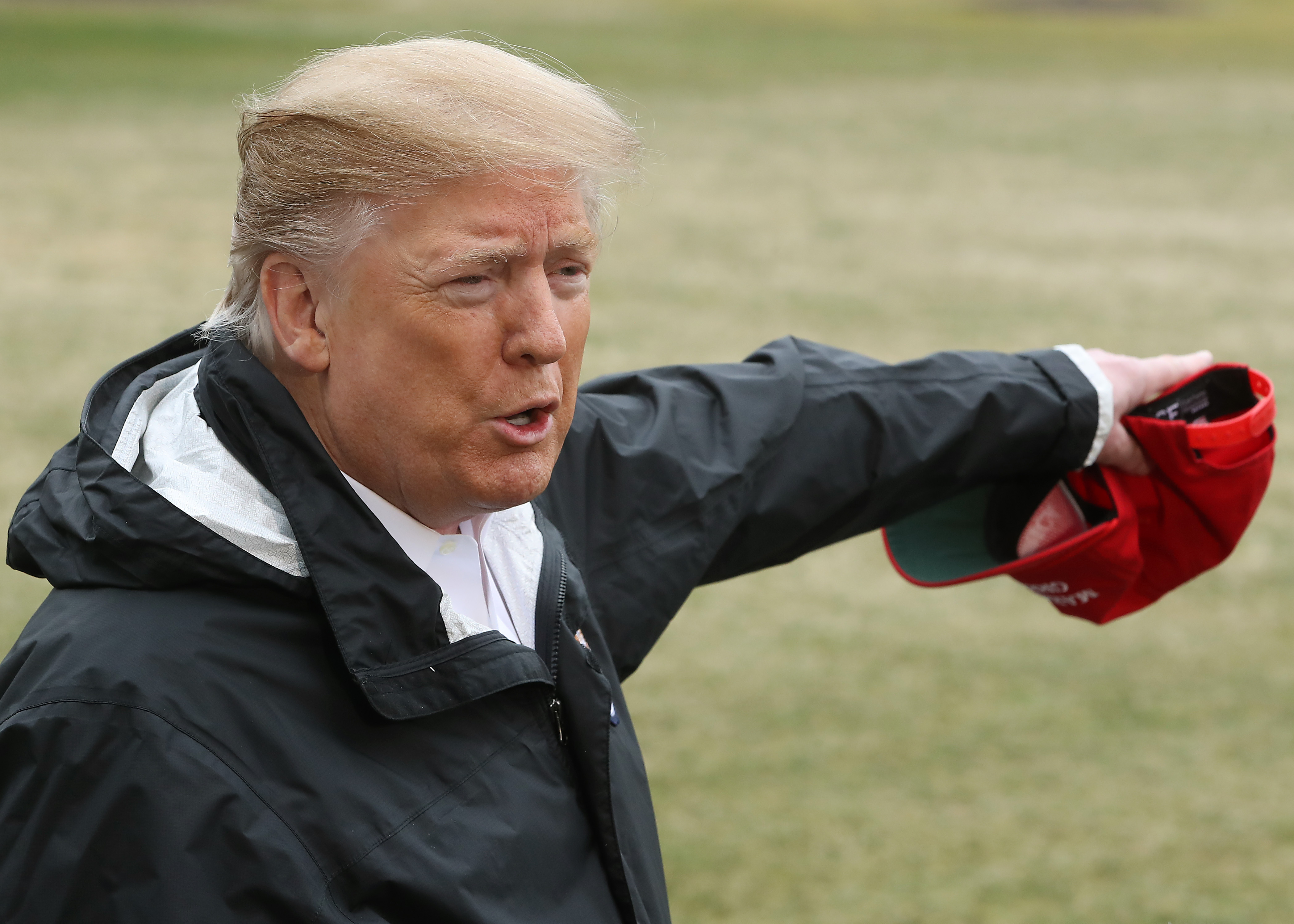 Unsurprisingly, Donald Trump claimed that yesterday's ruling against Paul Manafort ended all questions about Russian collusion—which wasn't the case whatsoever. CREDIT: MARK WILSON / GETTY