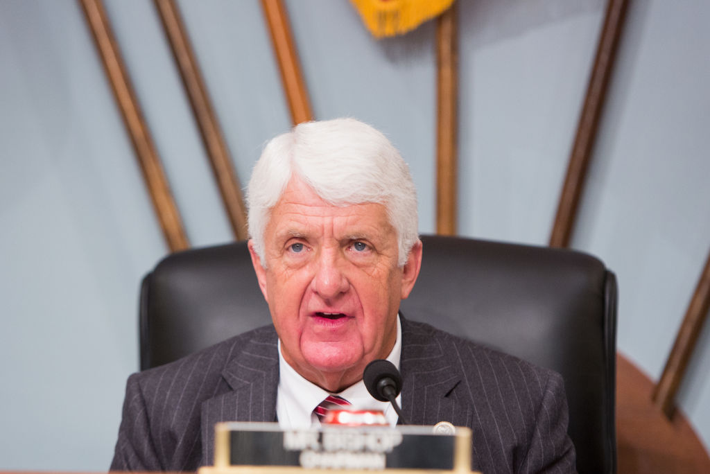 Rep. Rob Bishop (R-UT) said the Green New Deal was "tantamount to genocide." (CREDIT: Tasos Katopodis/Getty Images)