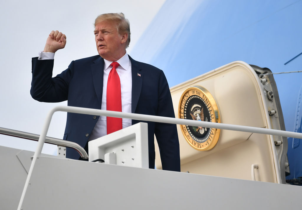 Trump will reportedly propose massive renewable energy budget cuts yet again. (CREDIT: MANDEL NGAN/AFP/Getty Images)