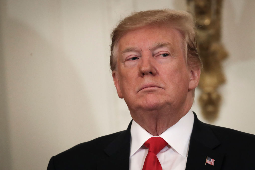 President Donald Trump at an April 18, 2019 event.