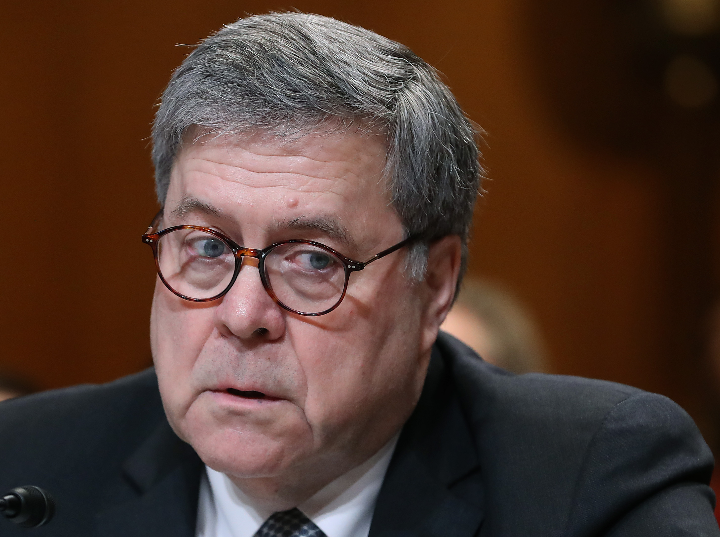 By claiming that the FBI was "spying" on the Trump campaign, AG Bill Barr's credibility took another hit. CREDIT: MARK WILSON / GETTY