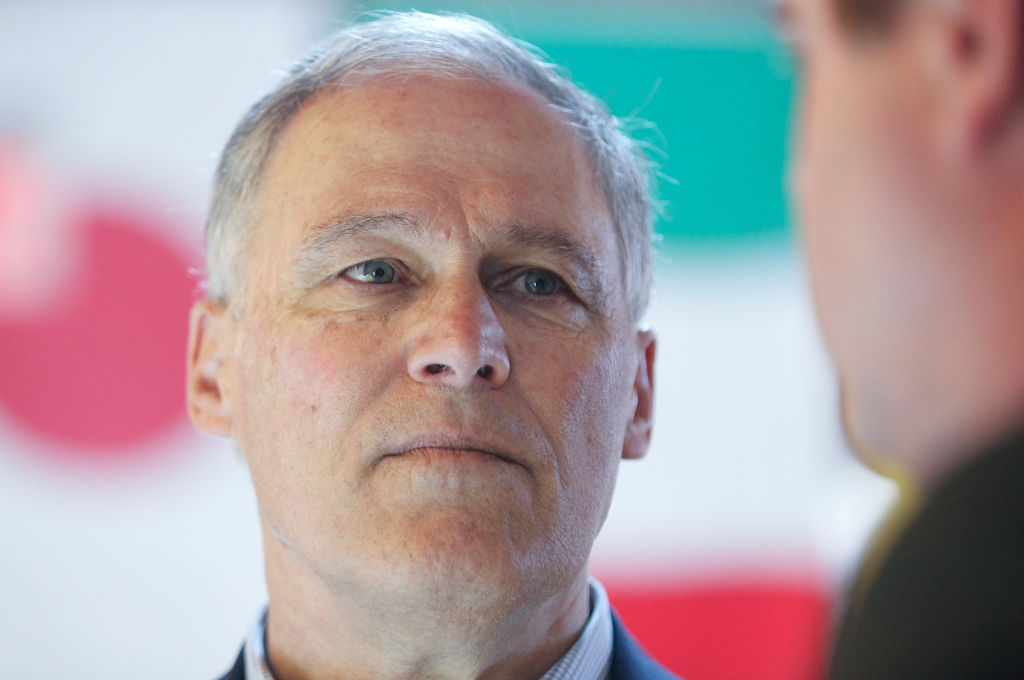 Democratic presidential candidate and Washington Governor Jay Inslee (D-WA). (Photo by Mario Tama/Getty Images)