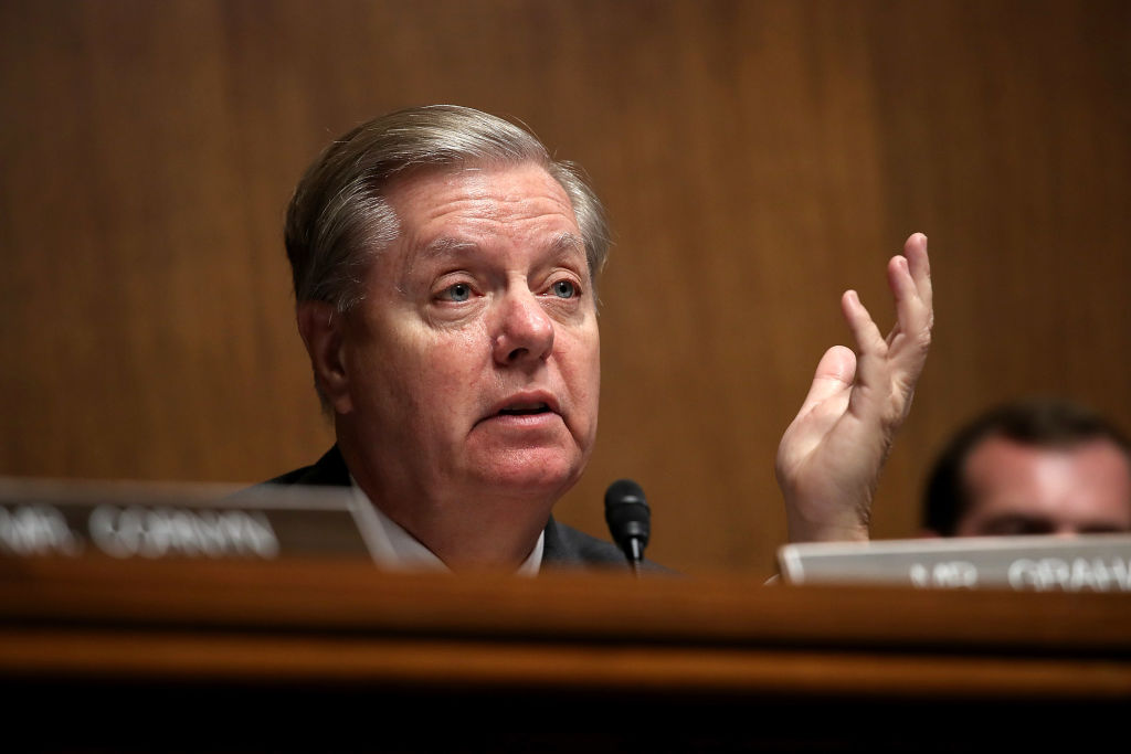 Sen. Lindsey Graham (R-SC) argues Republicans should say climate change is real. (Credit: Win McNamee/Getty Images)