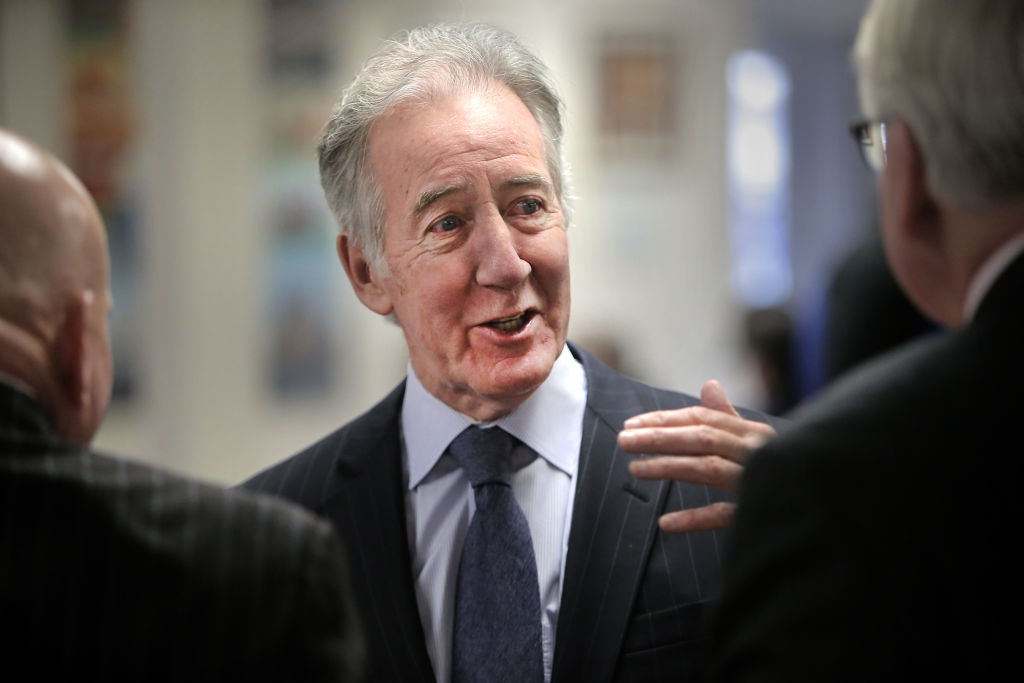 Richard Neal speaks with Teamsters in Boston, Massachusetts on January 23, 2018. (Lane Turner/The Boston Globe via Getty Images)