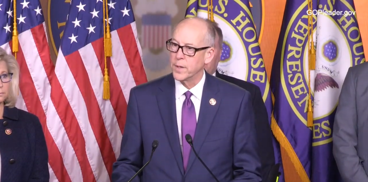 Rep. Greg Walden (R-OR) leading the charge against net neutrality at a Tuesday press conference.