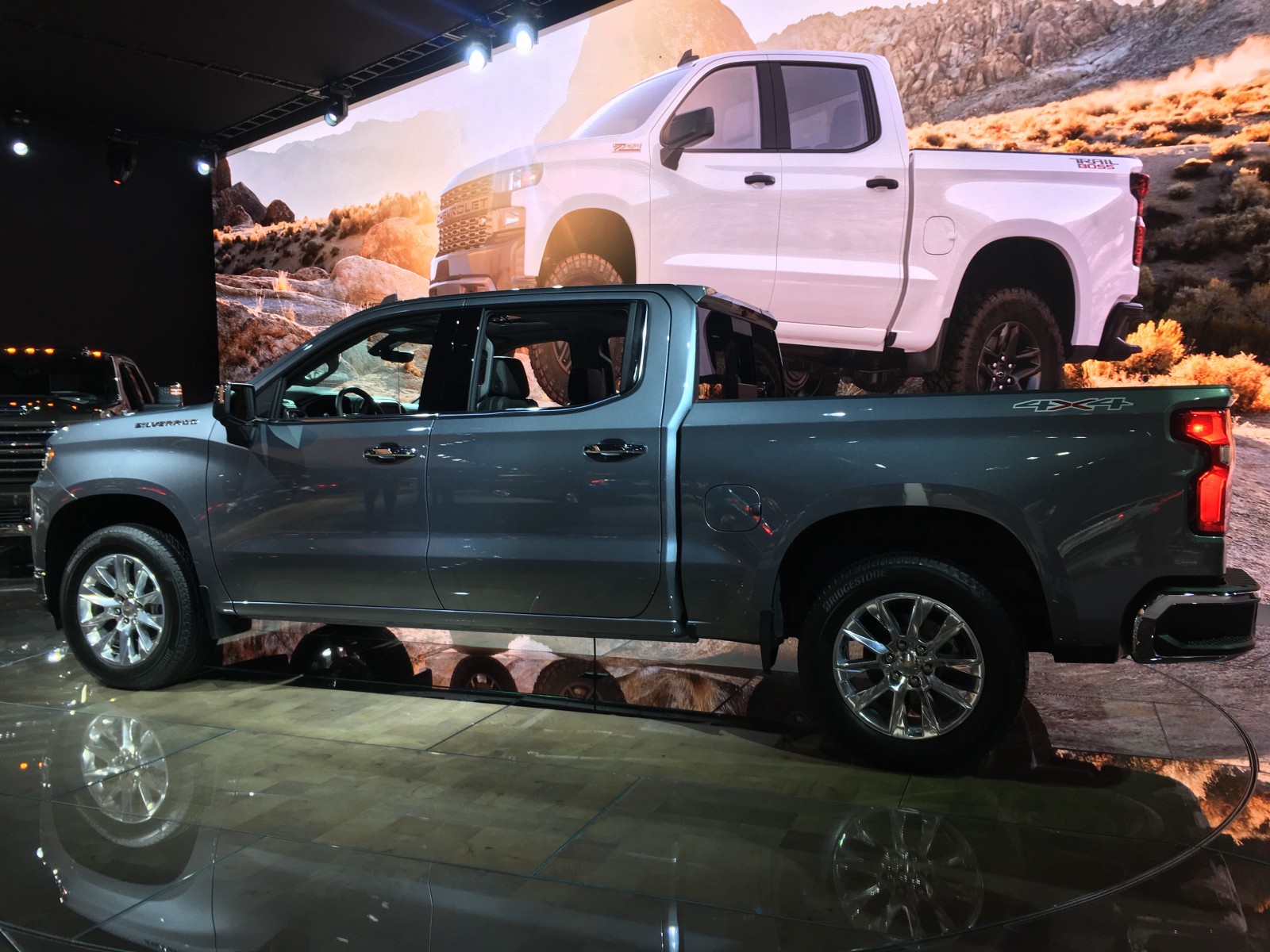 The 2019 Chevrolet Silverado at the New York Auto Show, April 18, 2019. (CREDIT: Nexus Media)