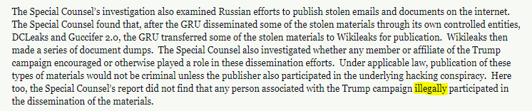 The relevant portion of Barr's prepared statements.