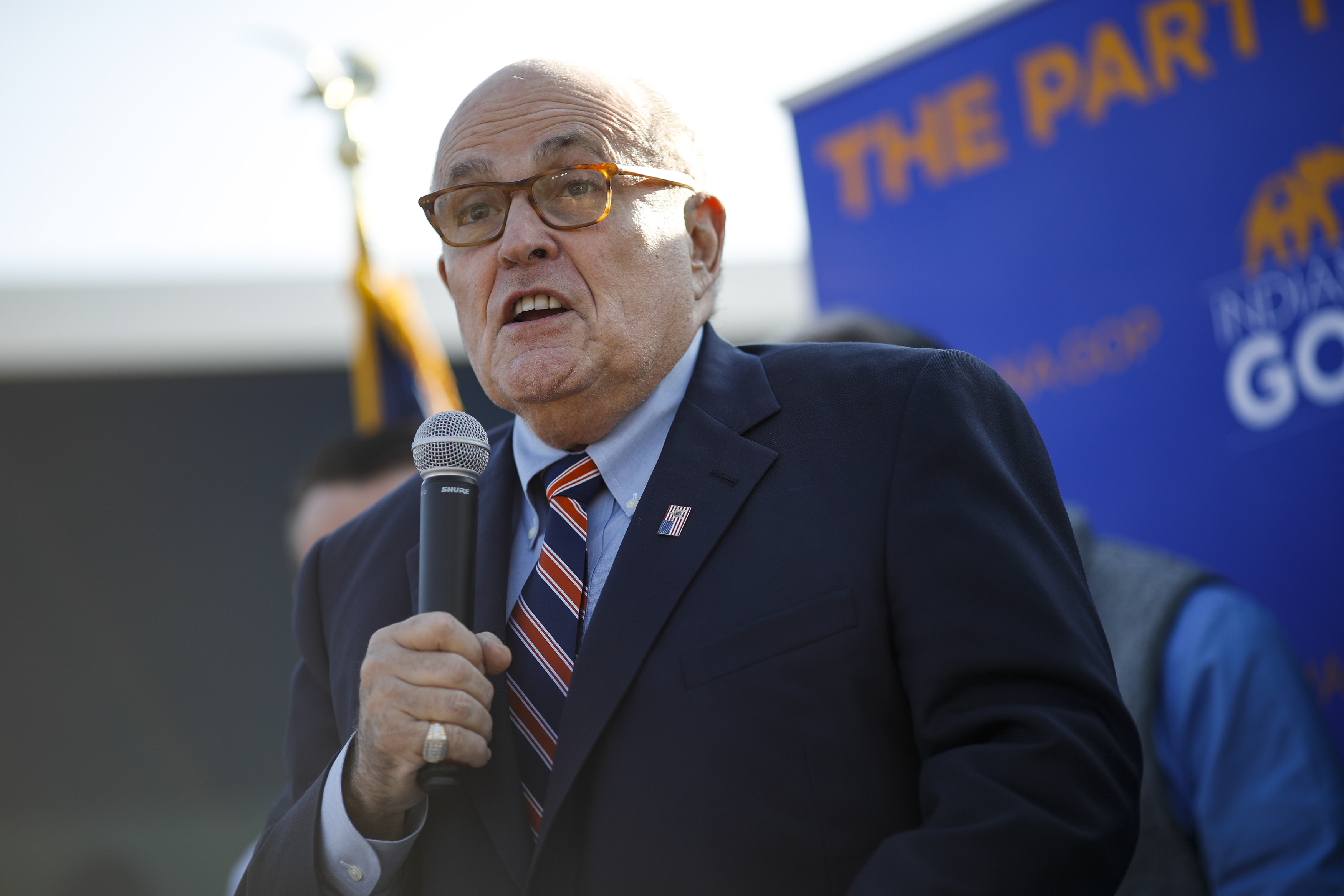 Rudy Giuliani, Donald Trump's lawyer, keeps picking up foreign clients, but still isn't registered with FARA as a foreign agent. CREDIT: AARON P. BERNSTEIN / GETTY