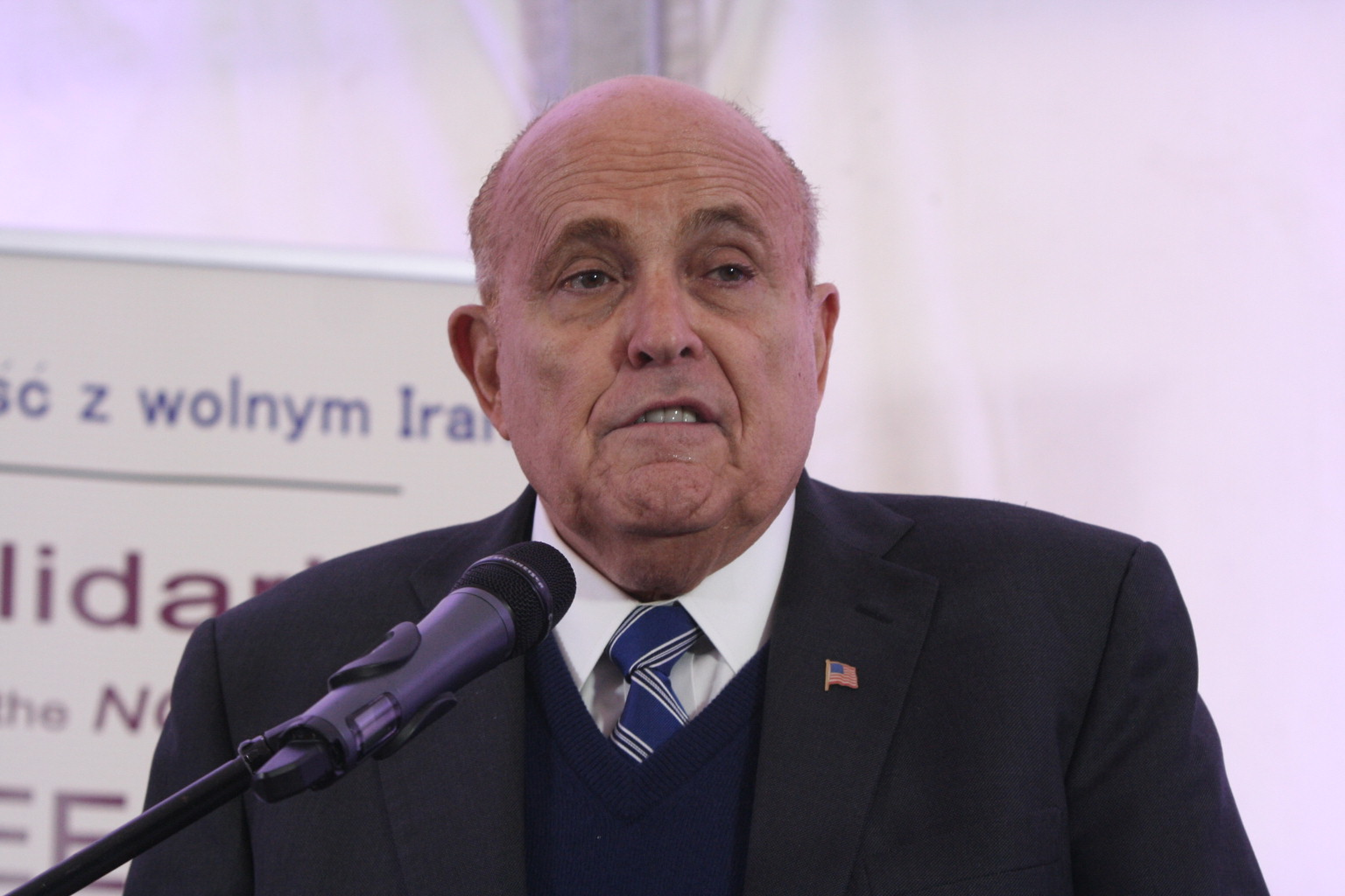 Time and again, Rudy Giuliani, Trump's personal lawyer, has undercut American interests abroad. CREDIT: GETTY / NURPHOTO
