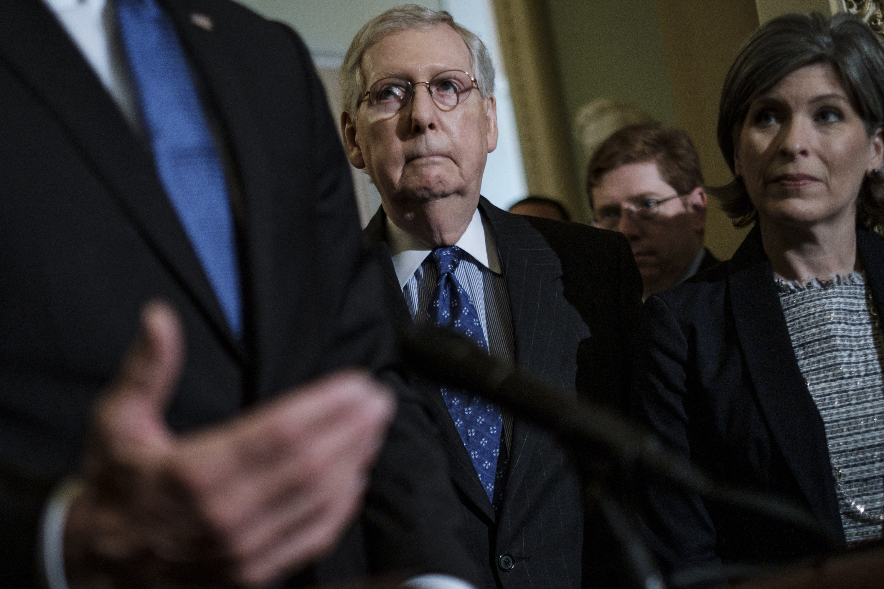 Sen. Mitch McConnell (R-KY) wants us all to move on from the Russia investigation, but the facts point in another direction. CREDIT: PETE MAROVICH / GETTY