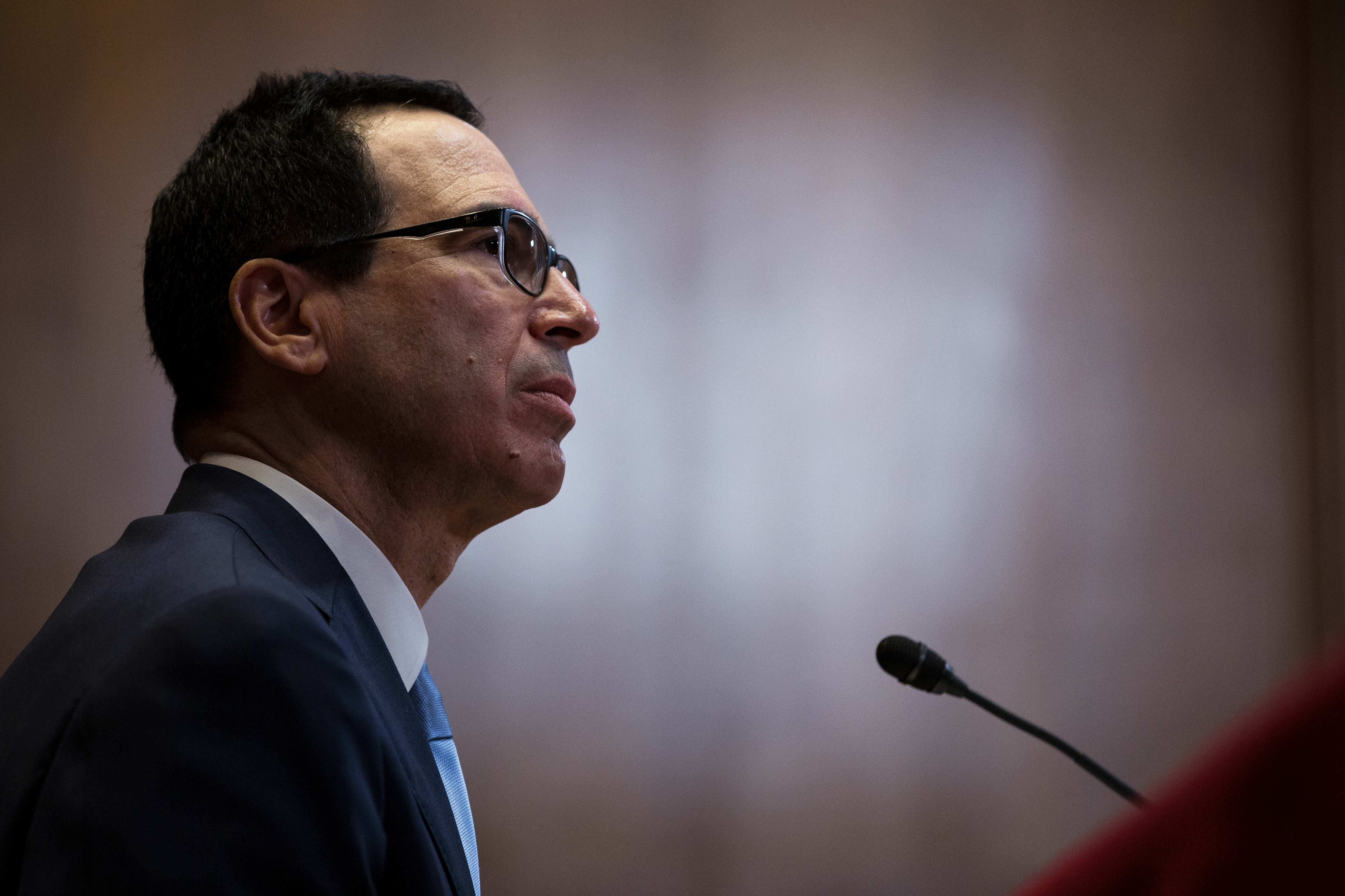 U.S. Secretary of Treasury Steve Mnuchin (Photo by Anna Moneymaker/Getty Images)