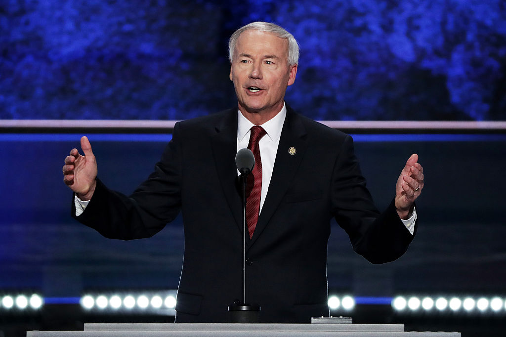 Gov. Asa Hutchinson (R-AR) at the 2016 Republican National Convention