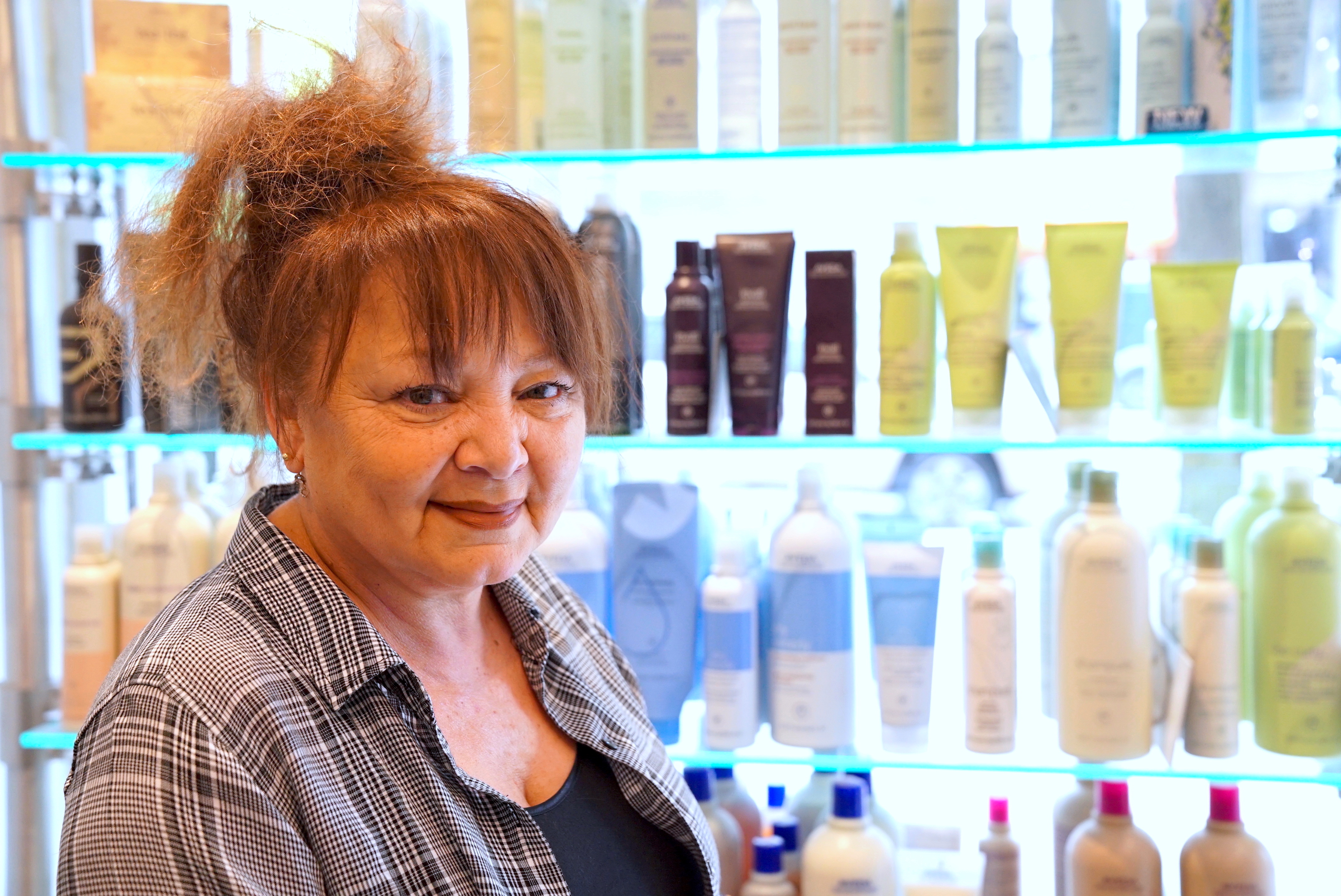 Luz Hernandez has spent $8,000 sending canned food, batteries and power generators to her family in Puerto Rico. CREDIT: Nexus Media