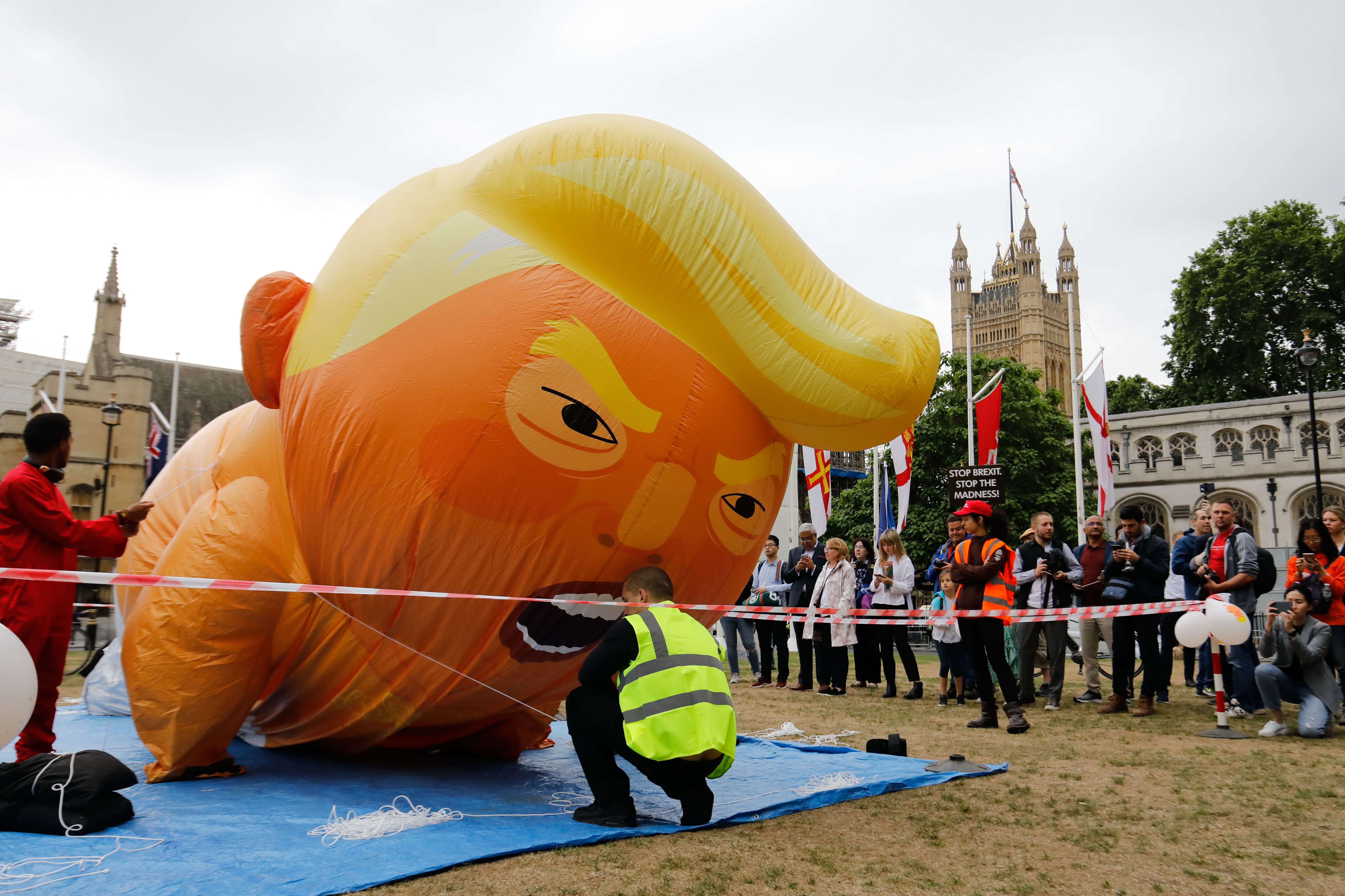 Donald Trump's own internal poll numbers have been...deflating. Credit: Tolga AKMEN / AFP