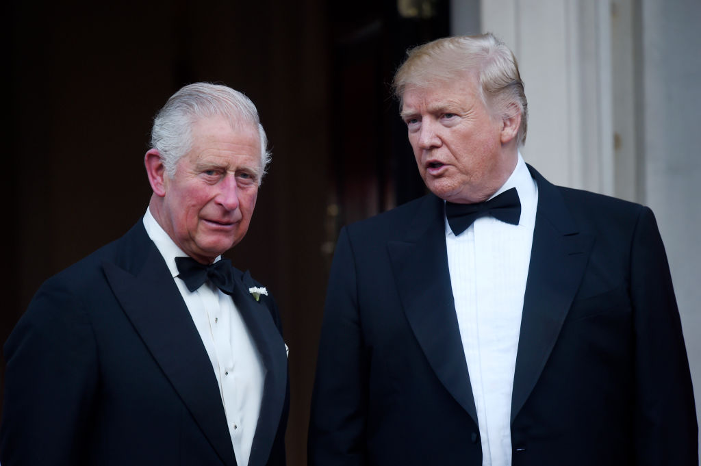 US President Donald Trump and Prince Charles discussed climate change during President Trump's three-day state visit to the UK. (Photo credit: Peter Summers/Getty Images)