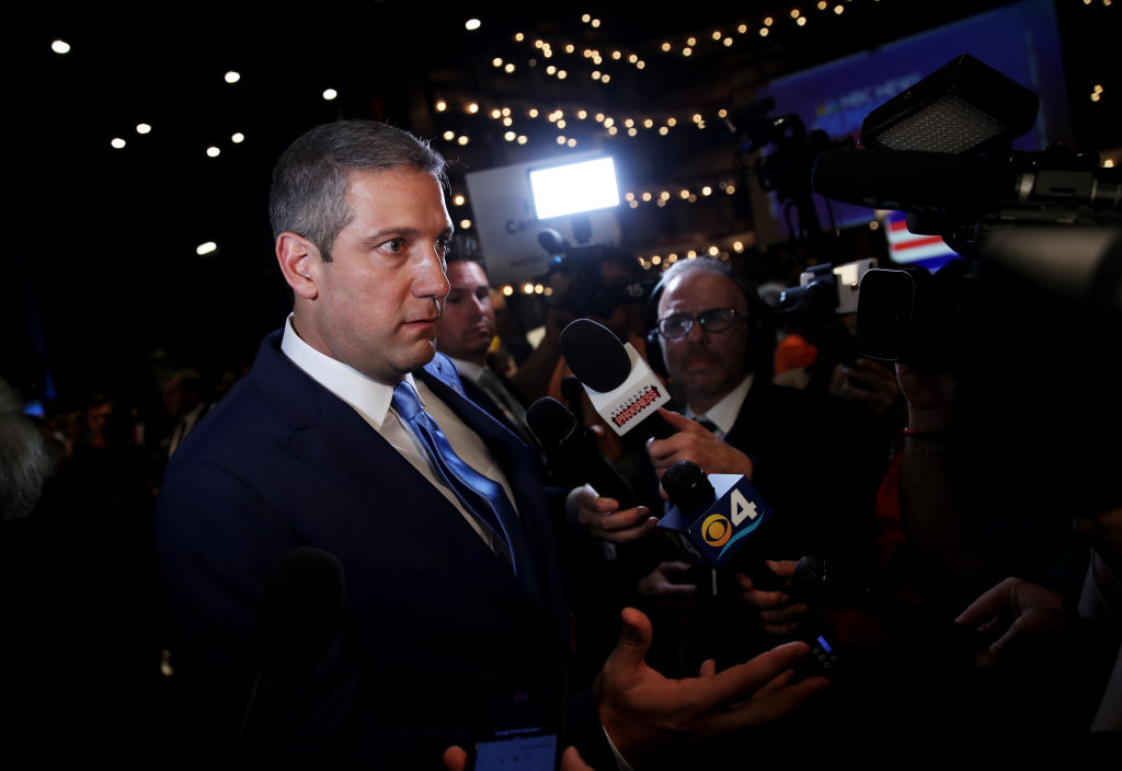 At Wednesday night's debate, Ohio Rep. Tim Ryan (D) proposed a gun policy idea that wasn't really a policy idea at all.