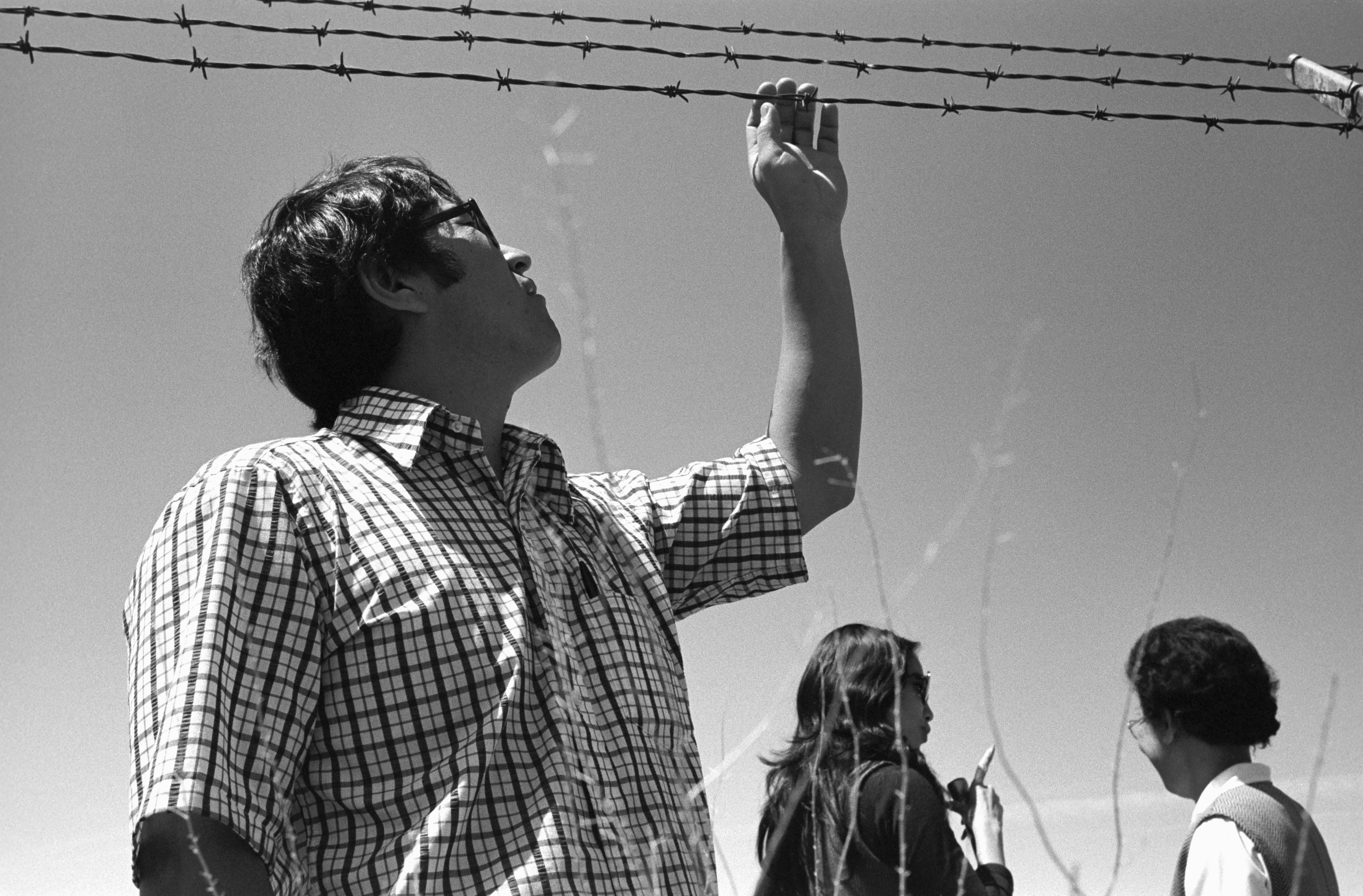 The U.S. ran what FDR called its largest "concentration camp" for Japanese-Americans during WWII. CREDIT: TED STRESHINSKY PHOTOGRAPHIC ARCHIVE / GETTY