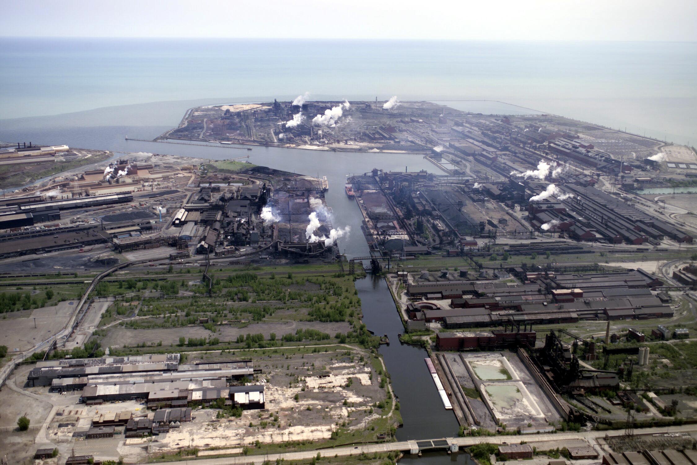 Indiana Harbor in East Chicago, Indiana. CREDIT: U.S. Army Corps of Engineers, Chicago District