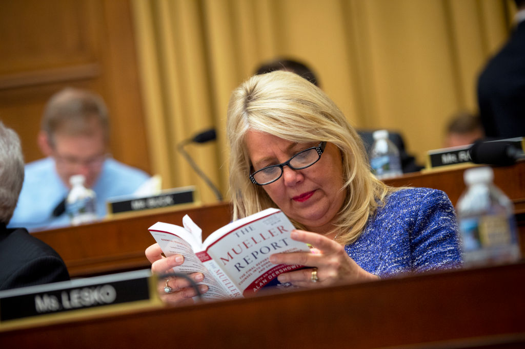 Rep. Debbie Lesko (R-AZ) complained that Robert Mueller wasn't answering questions, after he was told not to by the Trump administration.