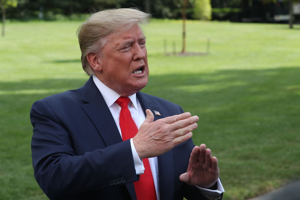 Trump melted down when reporters asked about Mueller's warning that he could be indicted