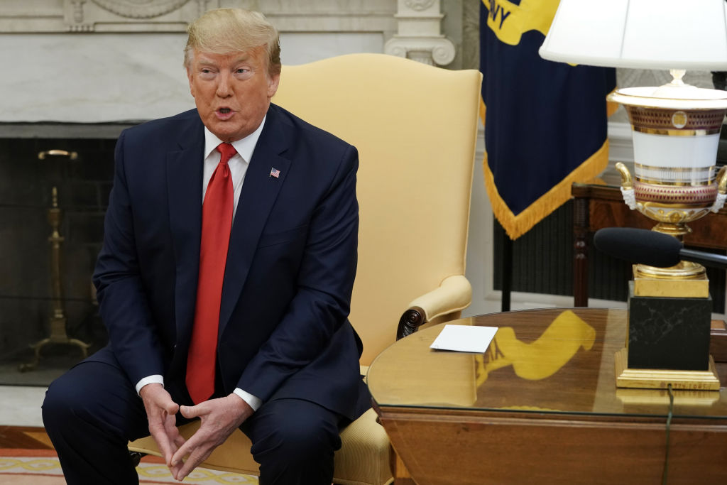Trump claims he had a falling out with Epstein 'a long time ago'