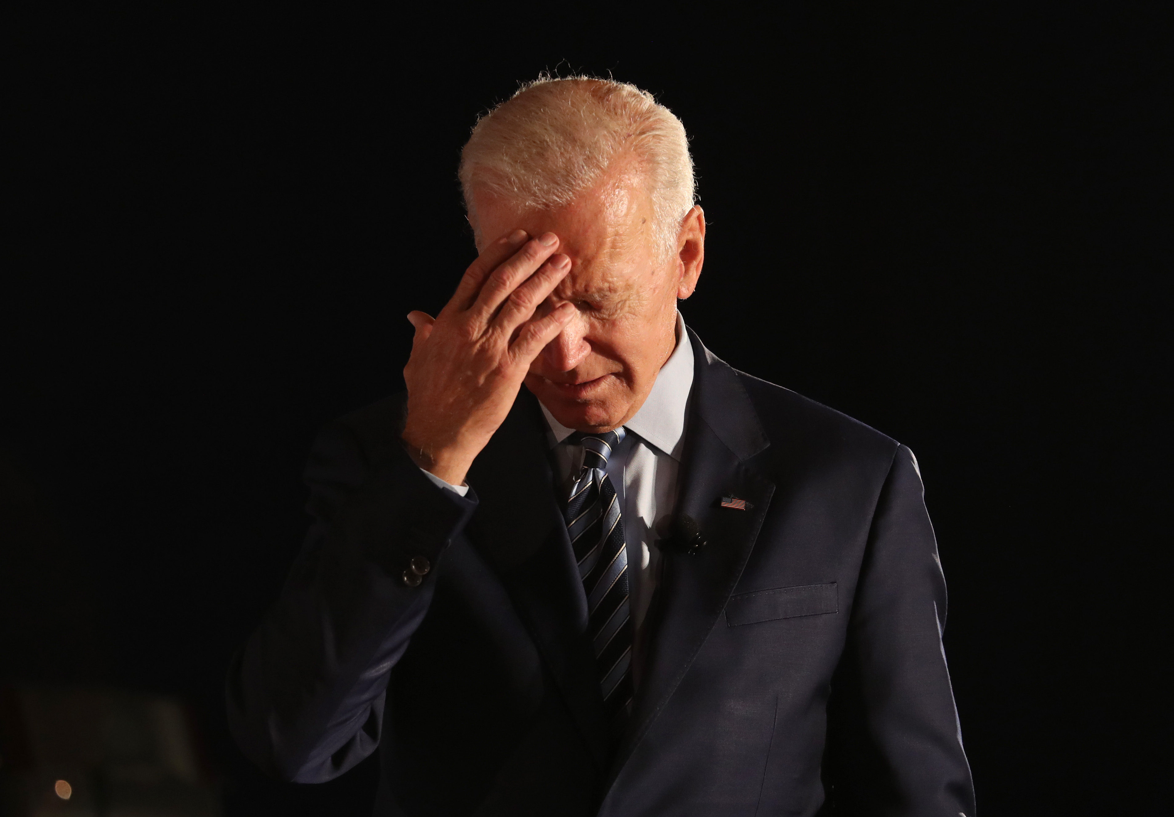 Democratic presidential candidate former U.S. Vice President Joe Biden announced Tuesday a package of criminal justice reform proposals that contradicts many of the policies he helped enact during his career as a U.S. Senator. (Photo by Justin Sullivan/Getty Images)