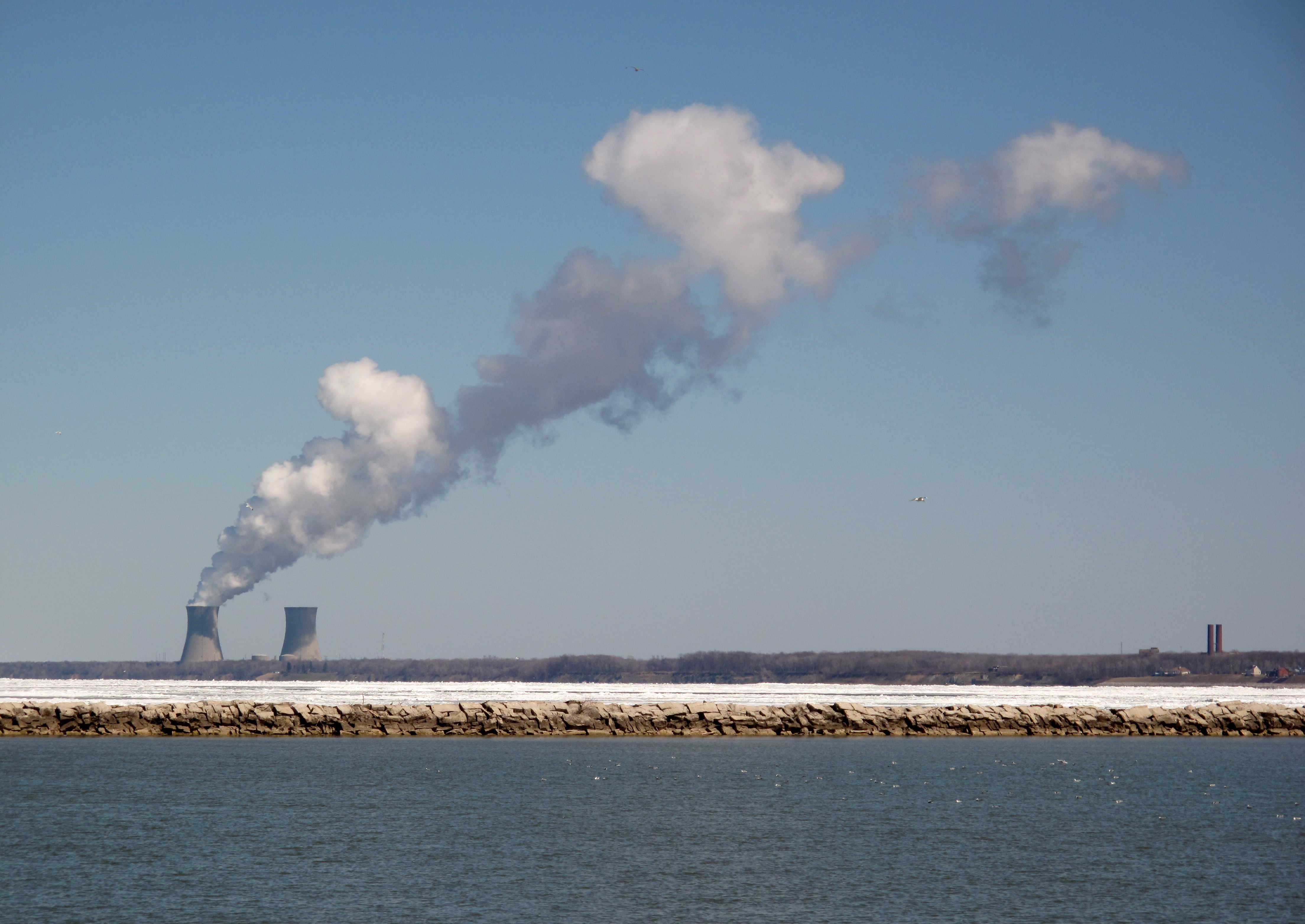 The Perry Nuclear Power Plant in North Perry, Ohio, one of the plants bailed out by the new bill. CREDIT: Wainstead