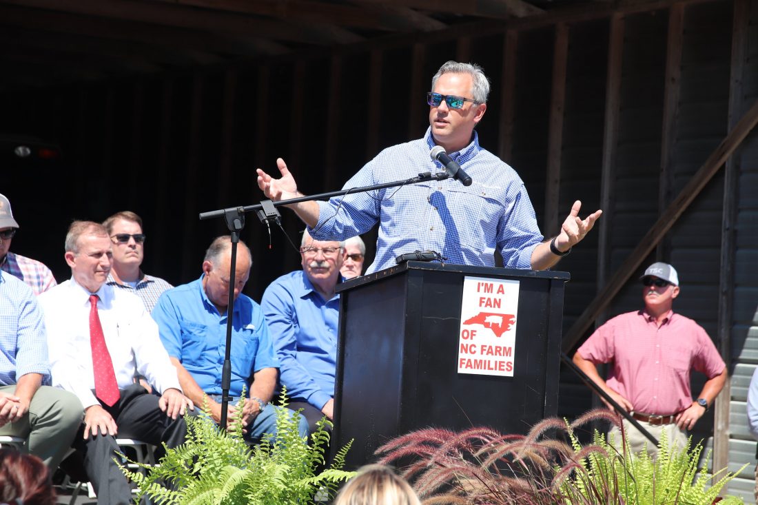 Lt. Gov. Dan Forest (R-NC) once pushed for English-only state government to scare off immigrants.