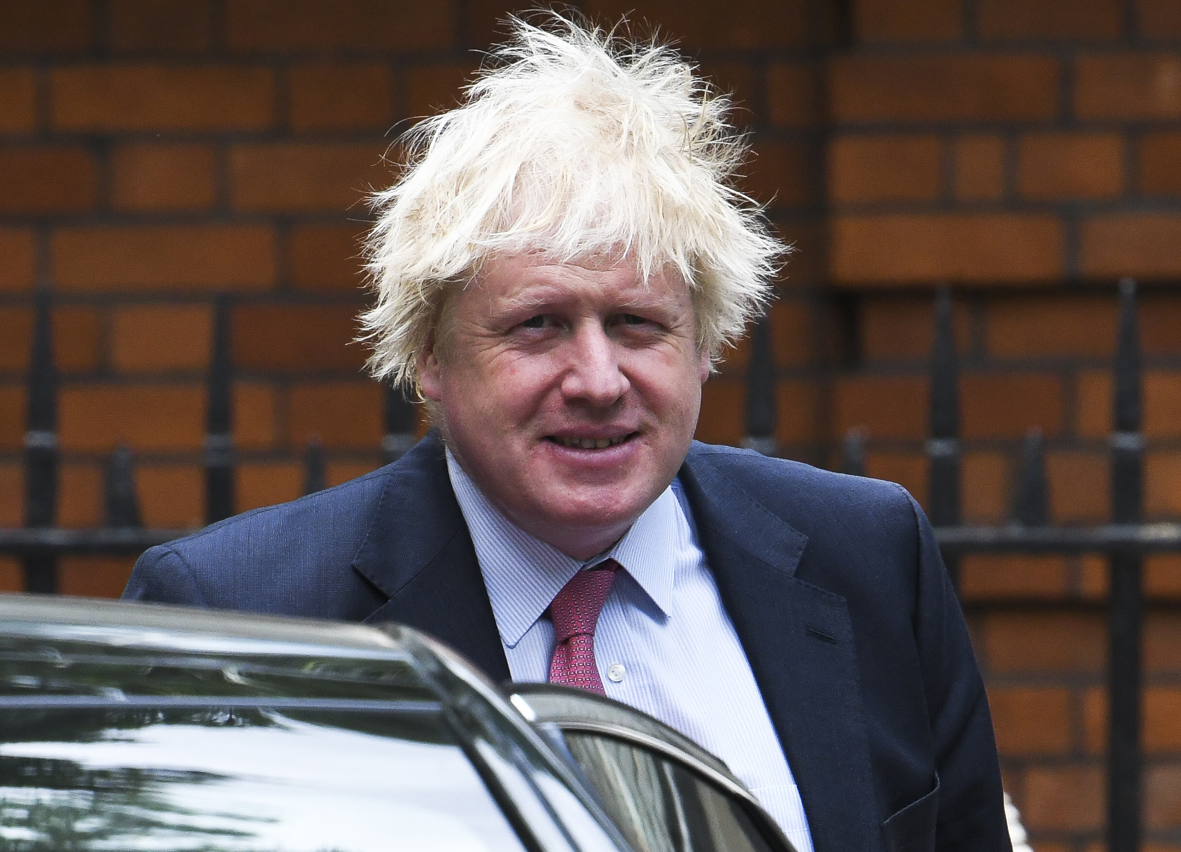 LONDON, ENGLAND - 17 July 2018: Former British Secretary of State for Foreign and Commonwealth Affairs Boris Johnson seen leaving his home and heading for the House of Commons, on July 17, 2018 in London, England. (Photo by Steve Back/Getty Images)