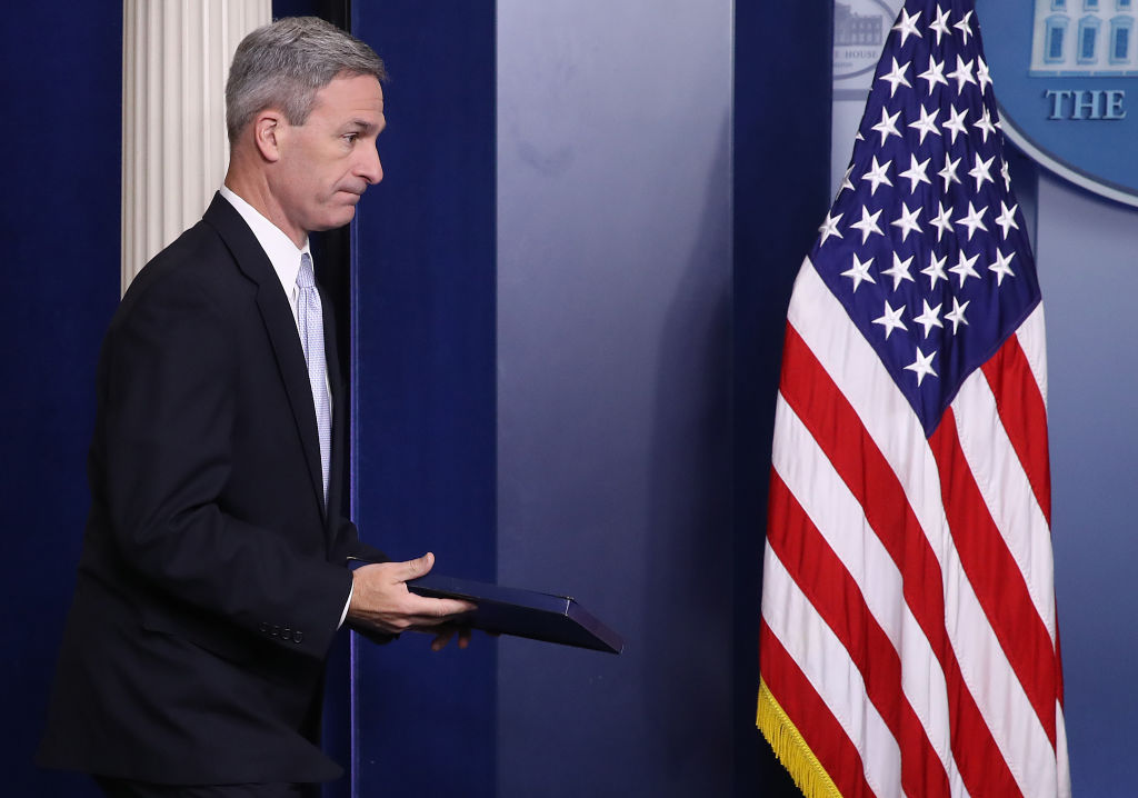 Trump's Acting Director of U.S. Citizenship and Immigration Services Ken Cuccinelli thinks only people born in America have a right to citizenship.