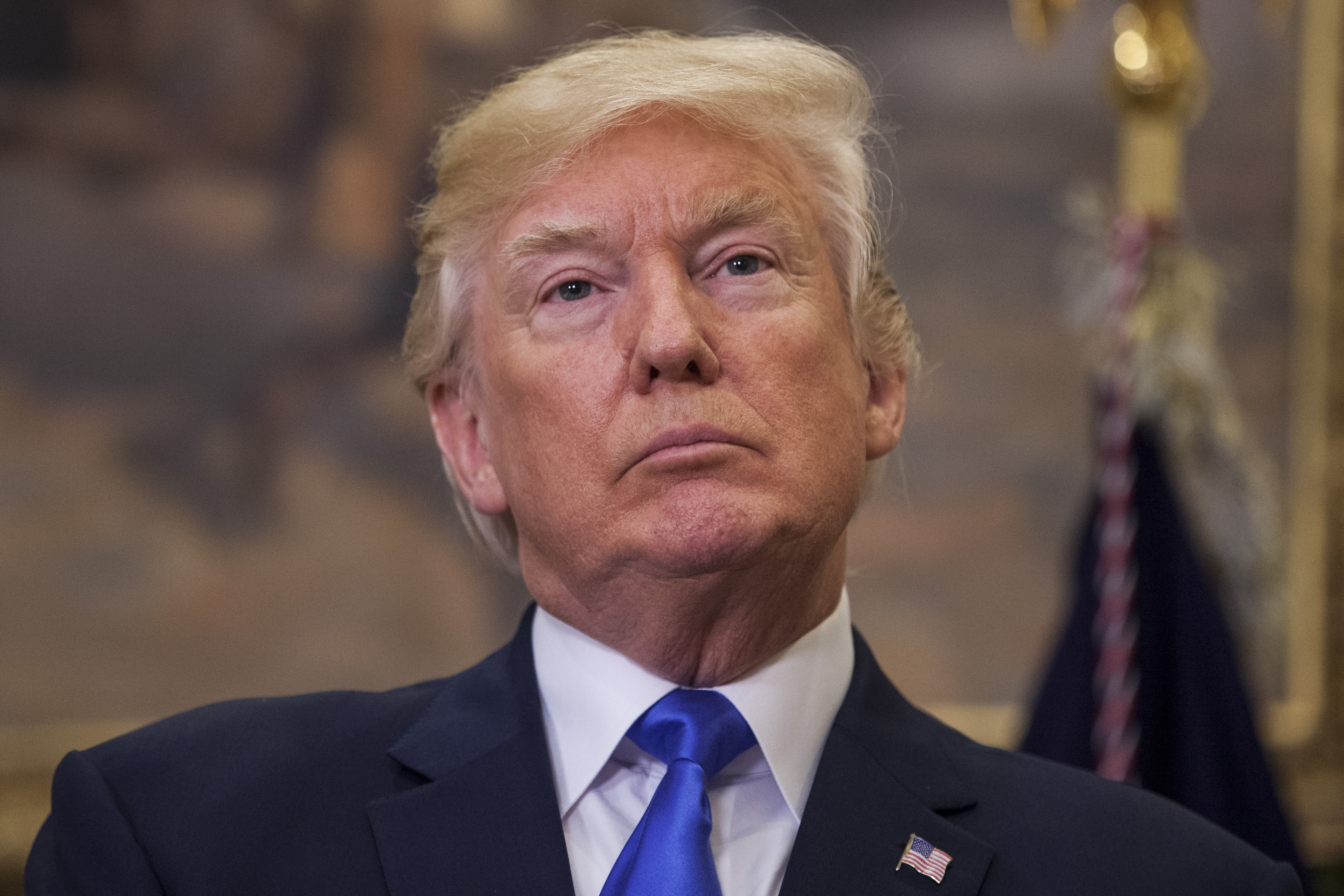 U.S. President Donald Trump went on a tirade complaining about Fox News. (Photo credit: Zach Gibson - Pool/Getty Images)